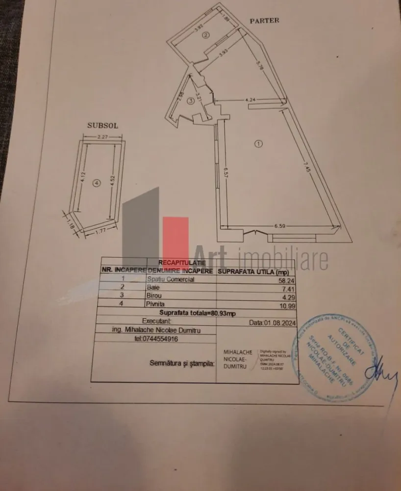 Spatiu comercial de inchiriat in zona Piata Matache/Gara de Nord/ Zona Buzesti - Spațiu comercial premium de închiriat – locație excelentă, ideal pentru HoReCa, retail sau servicii

Vă propunem spre închiriere un spațiu comercial cu un potențial foarte bun de dezvoltare, amplasat într-o zonă intens circulată și aflată în plină dezvoltare comercială și socială. Proprietatea beneficiază de o poziționare strategică, cu expunere foarte bună și acces facil, fiind potrivită atât pentru activități HoReCa, cât și pentru showroom, retail, servicii, clinică, salon sau alte activități comerciale.

Spațiul dispune de aproximativ 150 mp utili, compartimentați în 3 încăperi, cu posibilitatea de recompartimentare sau divizare în funcție de necesitățile activității desfășurate. Configurația actuală permite amenajarea flexibilă a spațiului, atât pentru open-space, cât și pentru zone separate de lucru sau servire.

În completarea spațiului principal, proprietatea beneficiază și de o încăpere suplimentară situată la demisol, generoasă ca suprafață, ideală pentru depozitare, birou administrativ, cameră tehnică sau orice alt tip de activitate auxiliară necesară desfășurării businessului.

Printre avantajele tehnice și funcționale ale proprietății se numără:

Alimentare cu curent trifazic

Racord la gaz

Posibilitate de instalare hotă profesională și burlan

Vitrină generoasă de aproximativ 10 metri liniari

Fațadă cu deschidere de aproximativ 12-13 metri liniari

Două căi de acces, ideale pentru clienți, aprovizionare sau organizare eficientă a fluxului intern

2 grupuri sanitare

Acces facil și locuri de parcare disponibile în imediata apropiere

Unul dintre cele mai importante avantaje ale acestei locații este dinamica zonei și traficul pietonal în continuă creștere. Primăria organizează periodic evenimente publice, târguri și activități în piața din apropiere, iar în weekend strada devine zonă pietonală dedicată evenimentelor și circulației publice. Accesul auto rămâne permis pentru clienți și aprovizionare, ceea ce oferă un echilibru foarte bun între vizibilitate, accesibilitate și confort operațional.

Acest context generează un flux constant și ridicat de persoane în zonă, oferind o expunere excelentă pentru orice tip de afacere și un avantaj important în dezvoltarea unui business orientat către clienți.

Spațiul este recomandat în special pentru:

Restaurant

Cafenea

Wine bar

Bistro

Cofetărie/patiserie

Fast food premium

Pub/lounge

Showroom

Magazin specializat

Clinică sau servicii premium

Datorită poziției, vizibilității și caracteristicilor tehnice, proprietatea reprezintă o oportunitate foarte bună pentru dezvoltarea unei afaceri într-o zonă activă și cu potențial comercial ridicat.

Pentru informații suplimentare, detalii tehnice sau programarea unei vizionări, vă stăm la dispoziție.