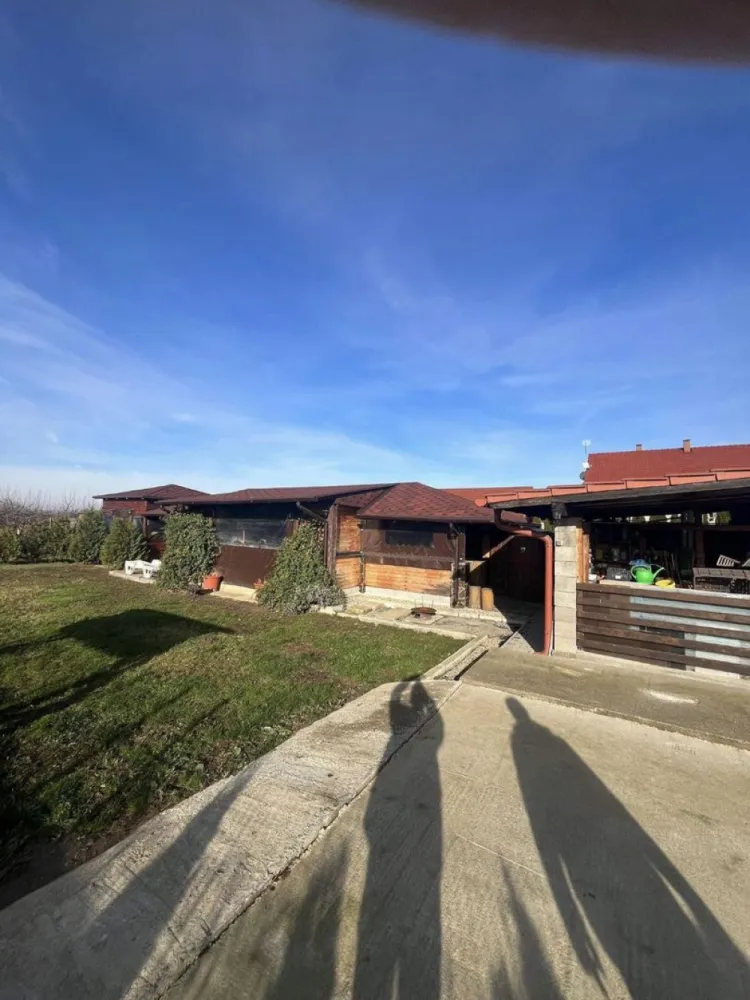 BRASADAS vinde casa in zona AQUASTAR. - Agentia imobiliara BRASADAS vinde casa individuala in zona AQUASTAR construita pe un teren de 20 de ari, din care 8 ari de livada cu pomi fructiferi. Casa construita in 2016, incalzita prin centrala cu peleti. Casa este impartita in Beci: camera tehnica, crama, camara. Parter: Biblioteca, baie de serviciu, living + zona de dining, bucatarie. Etaj: 3 dormitoare, doua bai, dressing. Pod. Un dormitor are o iesire pe o terasa de 50mp, celelalte 2 balcoane au fiecare cate 5mp. Terasa la sol cu iesire de la zona de dining si bucatarie. In spatele casei se afla o bucatarie de vara+un garaj anexat acesteia. In continuare se afla un foisor cu gratar, baie, etc. anexat acestuia se afla un ciubar iar in continuarea acestora se afla livada de pomi fructiferi.
www.brasadas.com.