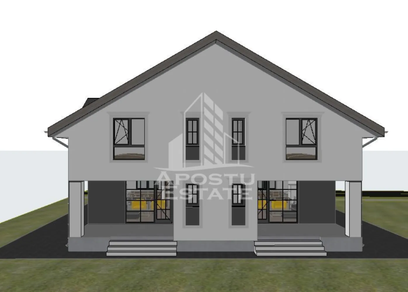 Duplex cu 4 camere P+M, in Sacalaz - Apostu Estate vă propune spre vânzare un duplex cu parter și mansardă, situat în Sacalaz, într-o zonă liniștită, ideală pentru familii care își doresc un cămin modern, eficient compartimentat și cu acces rapid spre oraș.

 Detalii proprietate:
 • Teren total: 303 mp
 • Tip: Duplex P + M (parter + mansardă)
 • Zid despărțitor între unități: 24 cm
 • Pod
 • Se vinde la cheie
 • Finalizare estimată: Decembrie 2025
 • Loc de parcare interior

Compartimentare:
Parter:
 • Bucătărie (închisă sau open-space, în funcție de preferințele clientului)
 • Living spațios
 • 1 baie
 • Cameră tehnică
 • Terasă acoperită de 15 mp

Mansardă:
 • 3 dormitoare 
 • 1 baie

Se vinde la cheie, cu posibilitatea de alegere a finisajelor de către viitorul proprietar.
ID Intern: CP2559668!