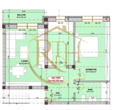 Oferim spre vanzare apartamente cu 2 si 3 camere in Giroc ,,0 comison''