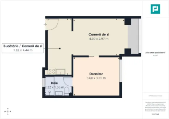 Apartament de 2 camere - Calea Victoriei