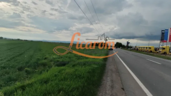 Teren Stupini Calea Feldioarei 4600 mp,front asfalt-DN13