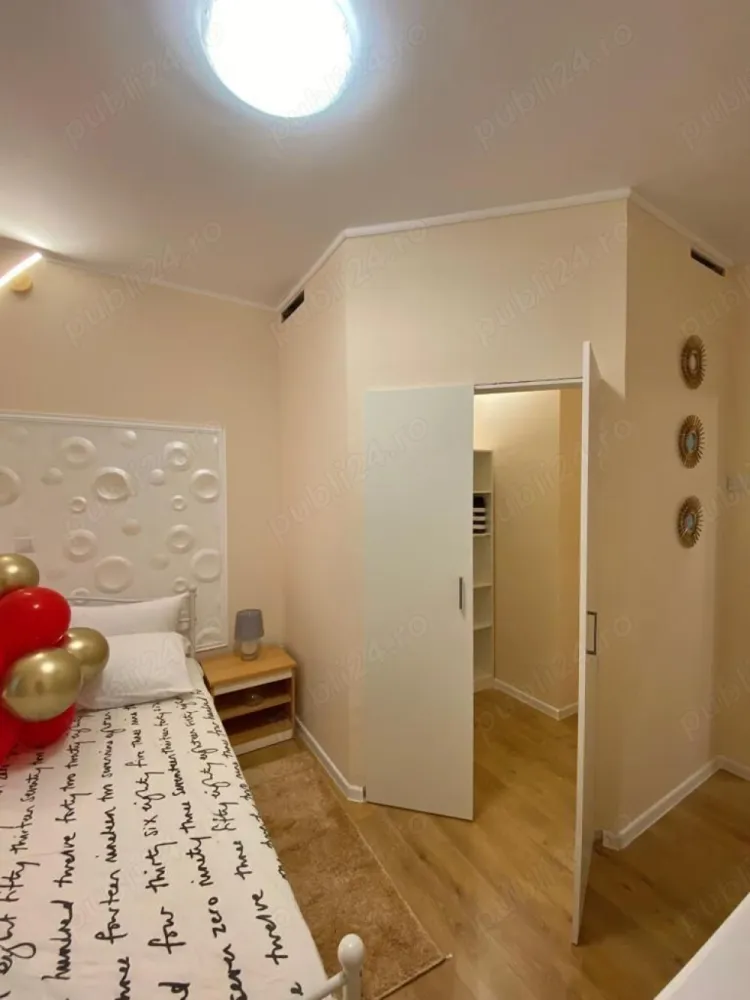 BRASADAS închiriază ap 2 cam etaj 1/2 Floreasca. - Agenția imobiliara BRASADAS închiriază apartament 2 camere , situat la etajul 1 într-un bloc cu un regim de inaltime P+2. Blocul se află în zona Floreasca , lângă parc. De asemenea, imobilul este in apropiere de stații de autobuz, supermarket, parc, restaurante puburi, clinică medicală, școală grădiniță.
 Imobilul este reabiltat termic.
Apartamentul este decomandat - un living, un dormitor,dressing. holuri, baie cu cabină de duș și cădiță, debara de serviciu, bucătărie, centrală proprie, aer condiționat, termopane , gresie, faianță, parchet nou, mașină de spălat rufe, dryer-uscător rufe, frigider-combină, plită cu 4 ochiuri pe gaz, cuptor pe gaz, hotă cu evacuare externă, șemineu, lămpi cu led,
televizor smart , circuite electrice separate, ușă cu închidere în 9 puncte.
Apartamentul este reabilitat termic, dotat cu contoare separate de curent, gaze și apăconferind o independență a consumurilor utilităților.

Apartamentul este reabilitat termic, proaspăt renovat, complet mobilat și utilat.
Pret: 700 Euro NEGOCIABIL