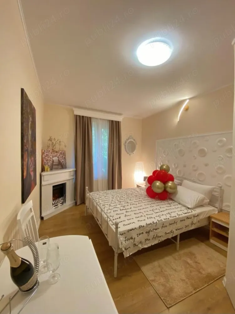 BRASADAS închiriază ap 2 cam etaj 1/2 Floreasca. - Agenția imobiliara BRASADAS închiriază apartament 2 camere , situat la etajul 1 într-un bloc cu un regim de inaltime P+2. Blocul se află în zona Floreasca , lângă parc. De asemenea, imobilul este in apropiere de stații de autobuz, supermarket, parc, restaurante puburi, clinică medicală, școală grădiniță.
 Imobilul este reabiltat termic.
Apartamentul este decomandat - un living, un dormitor,dressing. holuri, baie cu cabină de duș și cădiță, debara de serviciu, bucătărie, centrală proprie, aer condiționat, termopane , gresie, faianță, parchet nou, mașină de spălat rufe, dryer-uscător rufe, frigider-combină, plită cu 4 ochiuri pe gaz, cuptor pe gaz, hotă cu evacuare externă, șemineu, lămpi cu led,
televizor smart , circuite electrice separate, ușă cu închidere în 9 puncte.
Apartamentul este reabilitat termic, dotat cu contoare separate de curent, gaze și apăconferind o independență a consumurilor utilităților.

Apartamentul este reabilitat termic, proaspăt renovat, complet mobilat și utilat.
Pret: 700 Euro NEGOCIABIL