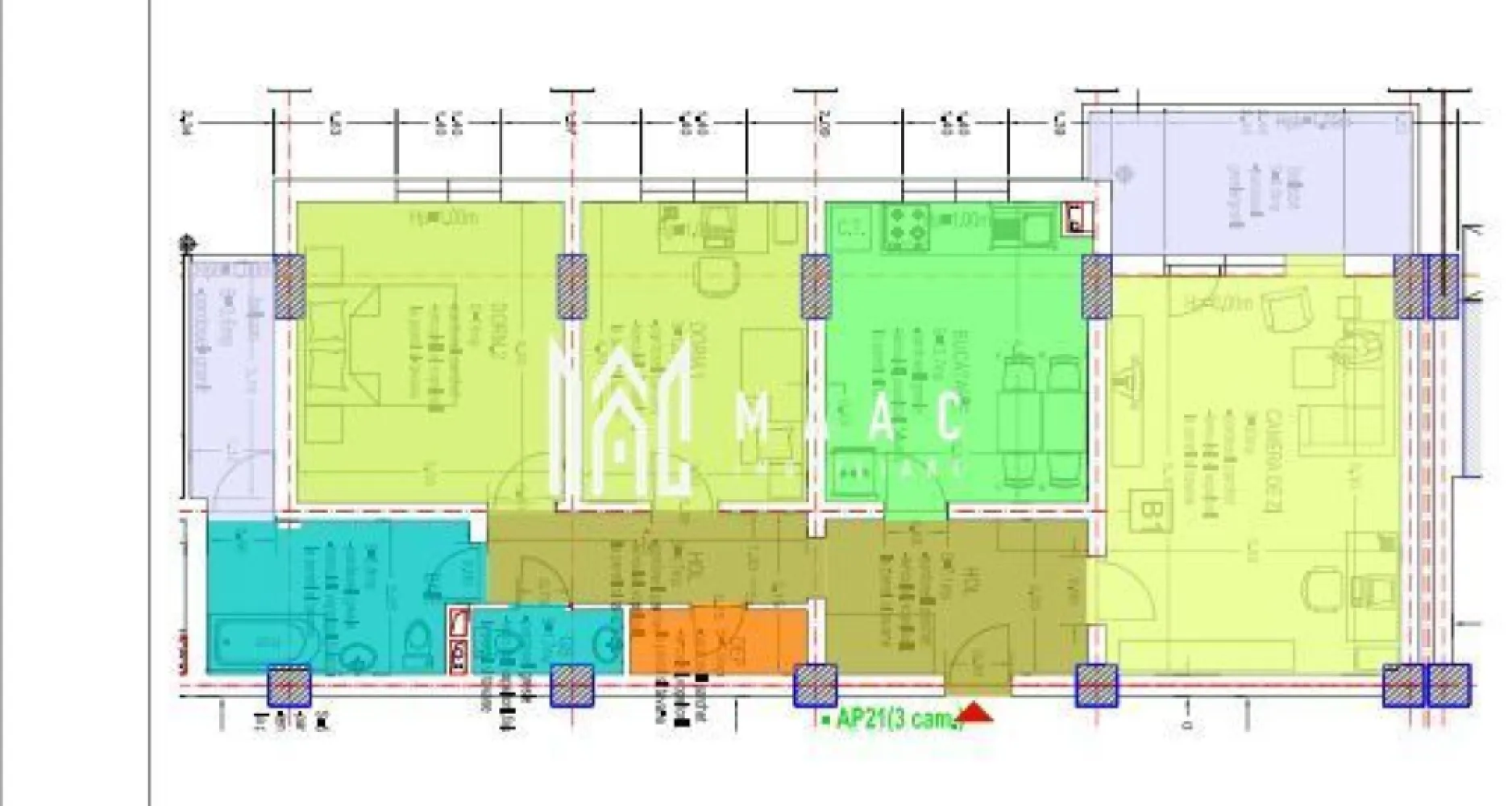Apartament 4 camere I Nou I Decomandat I Balcon I Hipodrom - MAAC Imobiliare vă propune pentru achizișie acest apartament cu 3 camere care se remarcă printr-o compartimentare optimă, oferind atât intimitate, cât și spații generoase pentru socializare. Zona de zi cuprinde un living generos de 30.6 mp, conectat cu locul de luat masa și bucătăria separată, pentru un plus de funcționalitate.

Cele 3 dormitoare sunt bine dimensionate, oferind confort și lumină naturală. 2 băi, plus un WC separat, asigură practicabilitate, iar spațiile de depozitare și holurile largi facilitează circulația.

Dotările de calitate includ: ✅ Ușă metalică antiefracție Porta-Doors pentru siguranță maximă ✅ Tâmplărie PVC cu 7 camere și geam termopan LOW-E pentru izolare termică și fonică optimă ✅ Instalație termică cu centrală proprie, calorifere din oțel și distribuție eficientă ✅ Pereți interiori tencuiți, gletuiți și zugrăviți într-o nuanță modernă ✅ Instalații electrice de calitate, prize și întrerupătoare Schneider Sedna ✅ Balcon generos, finisat cu parapet elegant și gresie antiderapantă.

Construcția beneficiază de spații comune interioare finisate, cu scări placate cu granit, balustrade din țeavă rectangulară și plafoniere cu senzori de mișcare pentru un plus de confort. Accesul este securizat, iar clădirea este dotată cu trei ascensoare electrice de ultimă generație, cu funcționare silențioasă.

Spațiile exterioare sunt iluminate inteligent, iar curtea interioară va fi amenajată cu loc de joacă privat, dotat cu nisip, tobogan, leagăne și bănci, oferind un mediu sigur și plăcut pentru cei mici. În plus, imobilul dispune de locuri de parcare supraterane și subterane.

Pentru confort maxim, apartamentul poate fi predat complet finisat, cu gresie, faianță, parchet, obiecte sanitare și uși de interior, toate alese în funcție de preferințele dumneavoastră, în limita unui buget prestabilit.

Această locuință reprezintă alegerea ideală pentru cei care își doresc calitate, siguranță și un spațiu modern, pregătit să devină „acasă”.

📍 Nu ratați această oportunitate! Contactați-ne pentru detalii și vizionări, specificând ID CP2500299.