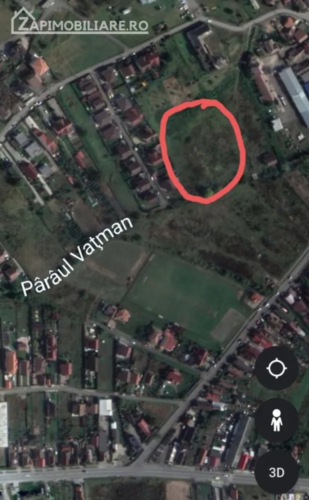 Teren intravilan 5.700 mp in Corunca,zona castelului,34 eu/mp