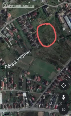 Teren intravilan 5.700 mp in Corunca,zona castelului,34 eu/mp