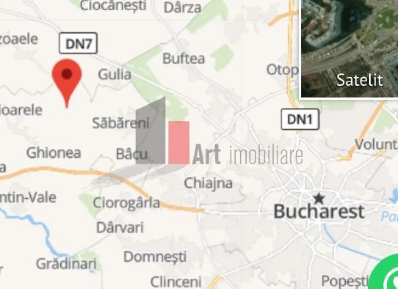 Teren intravilan Cosoba - Va propunem spre achizitie un teren cu dubla deschidere In comuna Cosoba Jud Giurg iudeal constructii panouri sloare industial etc, Aflat in zona de nord fata de Bucuresti la 15 min de mers cu masina pana la intrarea in Bucuresti, 2 Km pana la A1 si 1 km pana la A0 Locatia este exacta Pretul este negociabil.
Utilitati la drum Gaz, apa electricitate