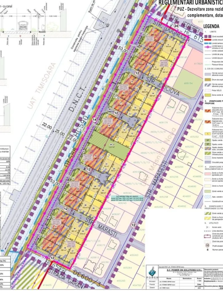 Parcele teren locuinte colective – Moșnița Nouă - Oferim spre vânzare parcele de teren intravilan, cu suprafețe cuprinse între 658 și 1180 mp, ideale pentru construcția de locuinte colective, situate în Moșnița Nouă, într-o zonă în plină dezvoltare, în apropierea străzilor Criciova și Mărășești.

Caracteristici urbanistice:
• Regim de înălțime: S+P+1E+Er/M
• POT: 40%
• CUT: 1.4
• Destinație: rezidențial – locuințe colective si SAD la parter

Avantaje:
• Parcele cu forme regulate, ușor de construit
• 10 apartamente/ parcela și SAD la parter
• Străzi cuprinse în planul de asfaltare pentru anul 2026
• Utilități (apă, canalizare, curent) în curs de finalizare
• Zonă liniștită, cu construcții noi
• Potrivite atât pentru locuințe colective, cât și pentru investiție

Acces facil către Timișoara, într-una dintre cele mai dinamice zone rezidențiale din Moșnița Nouă.
Pentru informații suplimentare, plan parcelar, prețuri și disponibilitate, vă stăm la dispoziție:

Daniela Ianc- 0722375289
daniela.ianc@propertylab.ro

Remus Beiusanu- 0785 997 537
remus.beiusanu@propertylab.ro

CP2895899