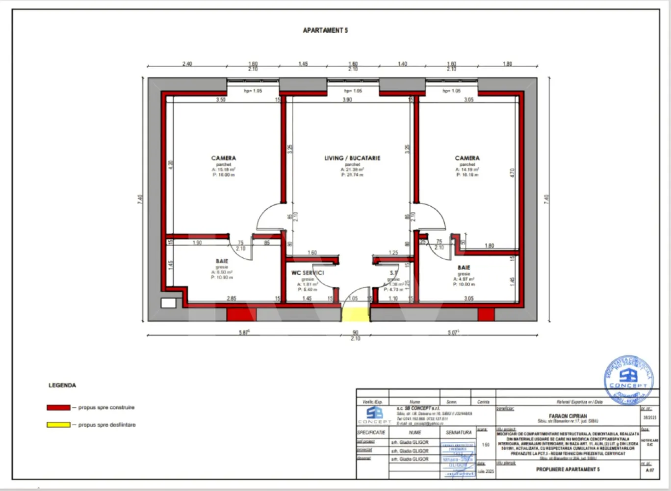 Apartament Premium cu 3 Camere | Design Modern , ultracentral , predare la alb -  Apartament 3 Camere | Design Modern și Eficiență Energetică

Situat la etajul 1 al unui imobil renovat Integral 2025–2026 | Predare „la alb”
Vă prezentăm oportunitatea de a achiziționa un apartament cu 3 camere, conceput special pentru cei care apreciază confortul termic, izolarea fonică superioară și spațiile generoase. 
Cu o suprafață de aproximativ 85 mp și o înălțime interioară impresionantă de 3,80 m, această proprietate redefinește standardele unei locuinte moderne.
Proiectul a fost gândit pentru a asigura intimitate și eficiență fiecărui membru al familiei:
Zona de zi: Living spațios integrat cu bucătărie open-space.
Zona de odihnă: 2 dormitoare, fiecare fiind prevăzut cu baie proprie.
Utilități: Toaletă de serviciu separată și un spațiu tehnic dedicat pentru mașina de spălat și uscător.
Depozitare: Proprietatea include și o pivniță.
Apartamentul a fost reconstruit integral, punându-se accent pe detaliile invizibile care fac diferența în timp, finisaje premium si izolare fonică de excepție între camere, pereți finisați cu vopsea lavabilă de înaltă rezistență, îmbogățită cu ioni de argint.
 Sistem de încălzire în pardoseală , cu centrală termică de ultimă generație , control Wi-Fi pe zone și termostate digitale în fiecare cameră. 
 Parchet triplu stratificat din stejar, tâmplărie PVC  și ușă metalică cu închidere multipunct.
Toate instalațiile (electrice, sanitare, termice) sunt complet refăcute. De asemenea, a fost realizat pre-traseul pentru aerul condiționat, optimizat pentru a asigura o temperatură constantă în întregul apartament fără compromisuri estetice.
Proprietatea se vinde „la alb”, oferindu-vă libertatea de a personaliza ultimele detalii de design interior conform propriilor preferințe.
Pentru detalii suplimentare și programarea unei vizionări, vă stăm la dispoziție la telefon 0727185297.

