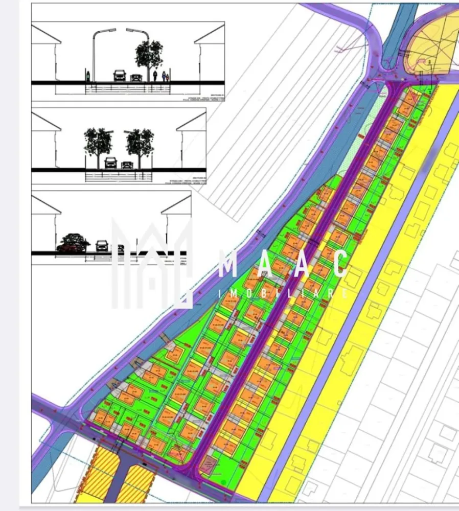 Teren Construcții Rezidențiale | 3750MP | Intravilan | Oportunitate Investiție - MAAC Imobiliare vă propune spre vânzare, o oportunitate strategică de investiție situată în localitatea Cristian, la 25 de minute de județul Sibiu, reprezentată de un teren cu potențial ridicat pentru dezvoltarea unui complex rezidențial, case, duplex-uri; fiind disponibile mai multe parcele de teren, suprafetele sunt cuprinse între 543 mp - 876 mp.

Terenul are următoarele caracteristici:

-o suprafață totală de 3.750 Mp²

-este configurat ca un ansamblu de 5 parcele și se vinde integral

-dispune de două fronturi stradale generoase, însumând o deschidere totală de aproximativ 204 metri liniari (152 m pe o latură și 52 m pe cealaltă)

-PUZ Aprobat

-utilitățile se află în zonă la aproximativ 150 m

Terenul se distinge prin accesul facil și vizibilitatea oferită de cele două deschideri, fiind o opțiune clară pentru investitorii care caută un proiect rezidențial de anvergură.

Pentru informații suplimentare referitoare la stadiul documentației sau pentru programarea unei vizionări la fața locului, vă invităm să ne contactați și să specificați că ați văzut anunțul cu codul proprietății ID: CP2903020.