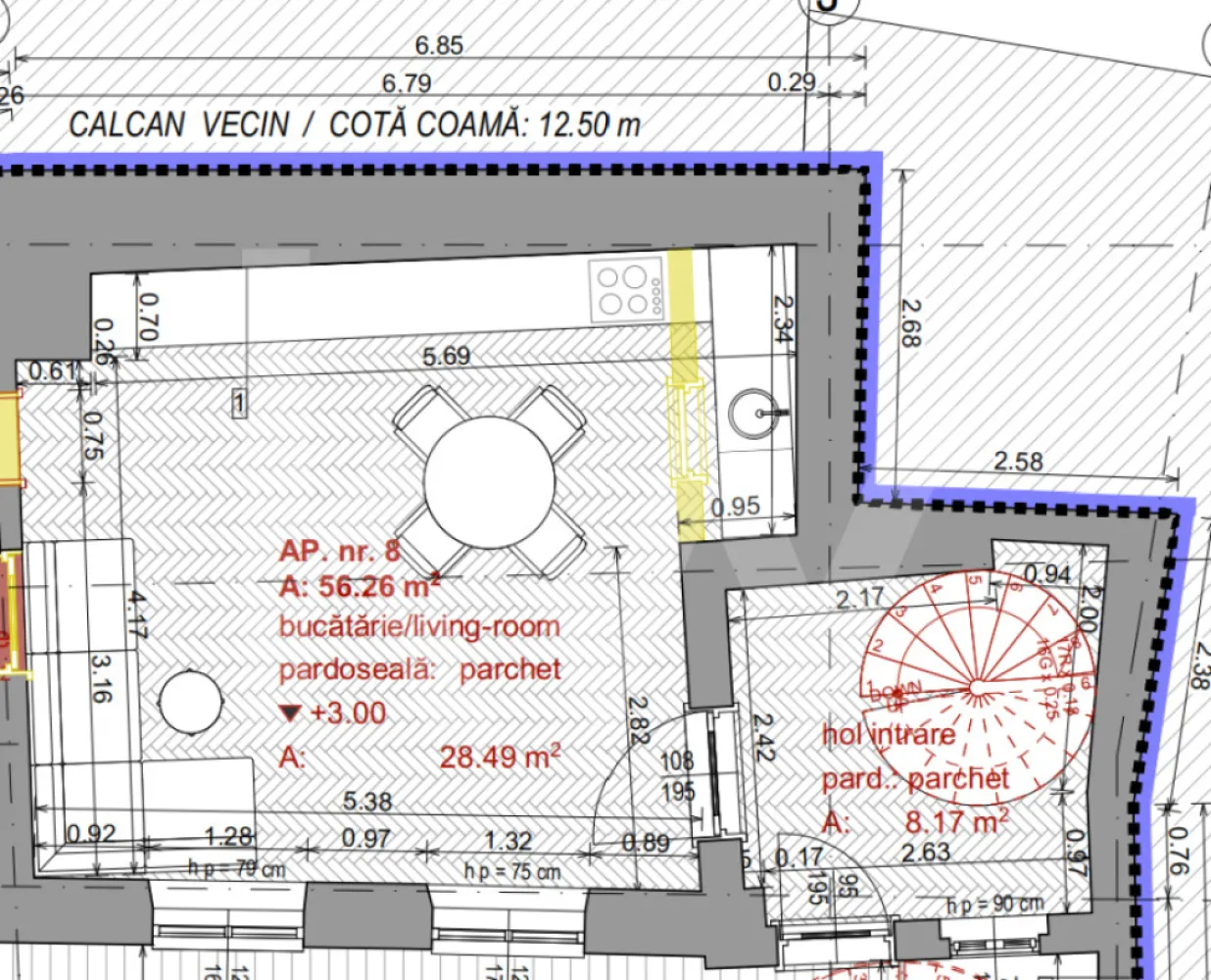 Apartament 2 camere | Et 1+ M | Curte | ULTRACENTRAL - Apartamentul face parte dintr-un imobil format din 3 corpuri si un total de 11 apartamente, situat într-o zona cu farmec istoric, iar in momentul de fata fiind in renovare completa si consolidare, prețul afisat este pentru predare ”la alb”, pot fi predate atat in stadiul ”la alb” cat si ”la cheie” (la cerere). 

Planurile generoase si practice, creeaza un nivel ridicat de confort, in timp ce ferestrele din podea pana in tavan ofera multa lumina si atmosfera, iar tot etajul 1 beneficiaza de terasa comuna care deserveste si ca zona de acces in apartament. 

Apartamentele de la etajul 1 sunt dispuse pe 2 nivele, avand camere si la mansarda.

Toate amenajarile exterioare vor fi asigurate de catre dezvoltator, ”la cheie”, exact ca in imagini (in curte piatra cubica, spatii verzi, zona de biciclete, imobil izolat si finisat), specific acestui apartament la strada se amenajeaza cu obloane de lemn.

In completarea acestor beneficii, proiectul se remarca si prin accentul pus pe sustenabilitate si eficienta energetica, elemente tot mai importante pentru un stil de viata responsabil si conectat la nevoile viitorului.

Materialele utilizate in procesul de renovare si consolidare sunt atent alese pentru a reduce impactul asupra mediului, iar sistemele moderne de izolatie contribuie semnificativ la scaderea consumului de energie.

Folosirea pompelor de caldura in combinatie cu panouri fotovoltaice nu doar ca elimina necesitatea racordarii la gaz, dar transforma acest apartament intr-o locuinta independenta energetic, cu costuri de intretinere reduse.

Mai mult, designul atent al curtii interioare — cu spatii verzi generoase, zona pentru biciclete si terase ideale pentru relaxare — sustine ideea de trai sustenabil in mijlocul orasului, promovand mobilitatea alternativa si reconectarea cu natura.

Astfel, acest imobil nu este doar o locuinta, ci o declaratie de responsabilitate fata de mediu, fara a face compromisuri in ceea ce priveste confortul sau estetica.

Aceasta este oportunitatea perfecta pentru cei care isi doresc mai mult decat un simplu apartament — un camin eficient, elegant si construit pentru viitor.

Fie ca il alegi ”la alb” sau "la cheie”, pentru a-l personaliza dupa gustul tau, gata de mutat, acest apartament imbina farmecul unei zone istorice cu cele mai moderne solutii de locuire.

Programeaza o vizionare si descopera cum poate arata viitorul tau acasa!
