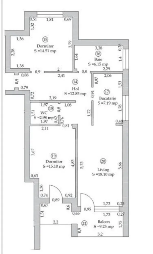 2 bedroom apartment DaVinci - investment opportunity - EN
Discover a modern 3-room apartment, located in the heart of Cristian, 1 km distance from Sibiu International Airport, which redefines the concept of luxurious living lifestyle. With a usable area of ​​76.88 sq m and a generous 9.25sq m balcony, this apartment on the ground floor of a newly built building in 2025 offers you the perfect living space for families looking for a welcoming and functional home. The brick structure ensures not only durability, but also a healthy environment, ideal for moments spent with loved ones.

Natural light for the two bedrooms and two elegant bathrooms are designed to provide privacy and comfort. The separate partitioning allows easy circulation between rooms, and the kitchen becomes the ideal place to prepare delicious meals. The interior spaces are designed to combine functionality with a modern design, offering a pleasant and relaxing atmosphere. The prime location, in the Western part of the city, ensures quick access to all necessary amenities, from shops and schools to parks and recreational areas.

We can help you to get preapproved for credit appliances for a faster process.

Don't miss the opportunity to be the first to enjoy this exceptional apartment! 
The price of €105,000 + VAT represents a valuable investment in a home that promises to become the center of your life.

Contact us today to schedule a viewing and turn this apartment into your new home!

RO
Descoperiți un apartament modern cu 3 camere, situat în inima orașului Cristian, la 1 km distanță de Aeroportul Internațional Sibiu, care redefinește conceptul de stil de viață luxos. Cu o suprafață utilă de 76,88 mp și un balcon generos de 9,25 mp, acest apartament situat la parterul unui imobil nou construit în 2025 vă oferă spațiul de locuit perfect pentru familiile care caută o locuință primitoare și funcțională. Structura din cărămidă asigură nu doar durabilitate, ci și un mediu sănătos, ideal pentru momentele petrecute alături de cei dragi.


Lumina naturală pentru cele două dormitoare și cele două băi elegante sunt concepute pentru a oferi intimitate și confort. Compartimentarea separată permite circulația ușoară între camere, iar bucătăria devine locul ideal pentru a pregăti mese delicioase. Spațiile interioare sunt concepute pentru a combina funcționalitatea cu un design modern, oferind o atmosferă plăcută și relaxantă. Locația privilegiată, în partea de vest a orașului, asigură acces rapid la toate facilitățile necesare, de la magazine și școli până la parcuri și zone de agrement.

Vă putem ajuta să obțineți o preaprobare pentru credite, pentru un proces mai rapid.

Nu ratați ocazia de a fi primul care se bucură de acest apartament excepțional!
Prețul de 105.000 € + TVA reprezintă o investiție valoroasă într-o locuință care promite să devină centrul vieții tale.

Contactează-ne astăzi pentru a programa o vizionare și a transforma acest apartament în noua ta casă!