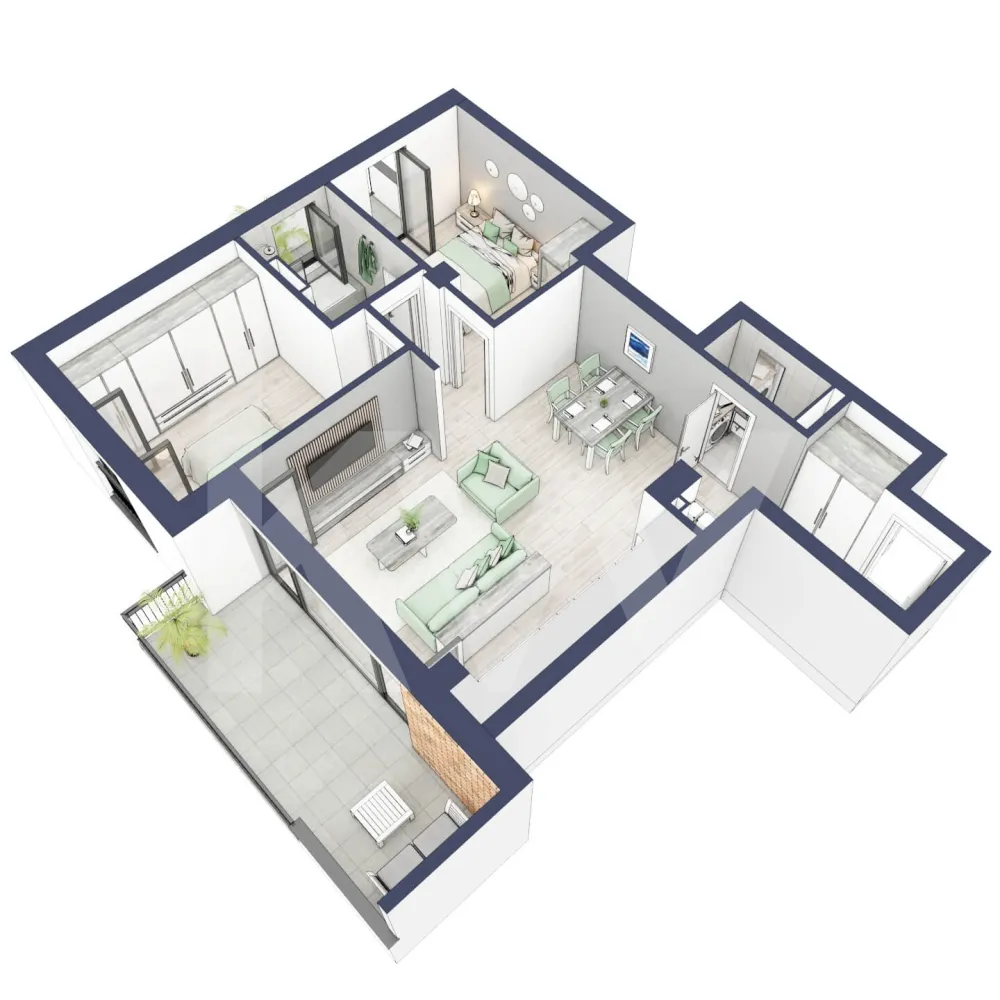 Apartament 3 camere, etaj 2, intabulare vara 2026 - Ești dornic/ă să faci o schimbare importantă în viața ta?

Fie că te gândești să iți schimbi domiciliul sau te afli la început de drum, îți propunem un imobil pentru un stil de viață modern, pe măsura așteptărilor tale.
Unde? Într-un ansamblu rezidențial demn de secolul XXI.

Compartimentare apartament:
Bucatarie + Living - 28,2 m²
Dormitor - 13,2 m²
Dormitor 2 - 11,2 m²
Baie - 4,6 m²
Baie 2 (WC) - 1,9 m²
Hol - 6,5 m²
Sas - 2,4 m²
Suprafata balcon - 11,8 + 3,3 m²

Apartamentul se predă la alb cu:
- prize și întrerupătoare 
- centrală termică Viessmann
- cronotermostat în fiecare cameră
- încălzire în pardoseală
- rulouri electrice la dormitoare.

Situată ​​în Zona Turnișor din Sibiu, viitoarea ta casă vine la pachet cu următoarele beneficii:
- spații verzi, zone de agrement, zone de fitness;
- loc pentru sport în aer liber, loc de joacă pentru copii; loc pentru grătar în apropierea pârâului;
- siguranță: bariere de intrare pentru a limita accesul doar la viitori proprietari în cadrul ansamblului;
- 2 căi de acces: una pe partea de Vest cu ajungere rapidă în zona Industială, Aeroport și autostradă și încă una pe Str. Ogorului către centrul orașului Sibiu;
- stand de biciclete;
- parcare subterană/supraterana
- posibilitate încărcare mașini electrice (în parcarea subterană);

Apartamentul despre care îți vorbesc are o suprafață utilă de 47,1 m², cu un balcon de 10,3 m² se predă la alb cu:
- prize și întrerupătoare 
- centrală termică Viessmann
- cronotermostat în fiecare cameră
- încălzire în pardoseală
- rulouri electrice la dormitoare.

 Modalitati de predare:
Preț: € 169.279 cu 21% TVA inclus. (intabulare vara 2026)
Apartamentul se vinde în stadiul de “alb avansat”.


Randările sunt doar niște exemple și pot fi diferite față de realitate. Nu răspundem pentru diferențele apărute.

Locurile de parcare sunt contra-cost și pot fi în parcarea supraterană (€ 5.084/loc de parcare) sau la subsol (€ 10.168/loc de parcare).
Modalități de plată: cash și credit ipotecar cu avans minim de 15%.

Așadar îți pune la dispoziţie o Asociaţie de Proprietari bine gestionată care se ocupă şi de întreţinerea clădirilor şi a spaţiilor verzi, pentru un aspect curat, modern, adecvat.

Informatii certificat energetic conform proiect:
a) clasa energetica B;
b) consumul total specific de energie primara: 126.00 kWh/m2an;
c) indicele de emisii echivalent CO_2: 26 kgCO2/m2an;
d) consum total specific de energie din surse regenerabile: 0 kWh/m2an.

Ce spui, ne vedem să-ți prezint în detaliu acest ansamblu?
Dacă da, contactează-mă la numărul afișat!