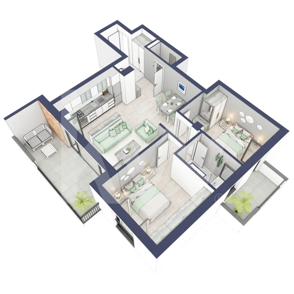 Apartament 3 camere, etaj 1, intabulare vara 2026 - Ești dornic/ă să faci o schimbare importantă în viața ta?

Fie că te gândești să iți schimbi domiciliul sau te afli la început de drum, îți propunem un imobil pentru un stil de viață modern, pe măsura așteptărilor tale.
Unde? Într-un ansamblu rezidențial demn de secolul XXI.

Compartimentare apartament:
Bucatarie + Living - 30,4 m²
Dormitor - 13,5 m²
Dormitor 2 - 11,3 m²
Baie - 4,6 m²
Baie 2 (WC) - 2,0 m²
Hol - 4,5 m²
Sas - 1,9 m²
Suprafata balcon - 11,8 + 4,4 m²

Apartamentul se predă la alb cu:
- prize și întrerupătoare 
- centrală termică Viessmann
- cronotermostat în fiecare cameră
- încălzire în pardoseală
- rulouri electrice la dormitoare.

Situată ​​în Zona Turnișor din Sibiu, viitoarea ta casă vine la pachet cu următoarele beneficii:
- spații verzi, zone de agrement, zone de fitness;
- loc pentru sport în aer liber, loc de joacă pentru copii; loc pentru grătar în apropierea pârâului;
- siguranță: bariere de intrare pentru a limita accesul doar la viitori proprietari în cadrul ansamblului;
- 2 căi de acces: una pe partea de Vest cu ajungere rapidă în zona Industială, Aeroport și autostradă și încă una pe Str. Ogorului către centrul orașului Sibiu;
- stand de biciclete;
- parcare subterană/supraterana
- posibilitate încărcare mașini electrice (în parcarea subterană);

Apartamentul despre care îți vorbesc are o suprafață utilă de 47,1 m², cu un balcon de 10,3 m² se predă la alb cu:
- prize și întrerupătoare 
- centrală termică Viessmann
- cronotermostat în fiecare cameră
- încălzire în pardoseală
- rulouri electrice la dormitoare.

 Modalitati de predare:
Preț: € 168.190 cu 21% TVA inclus. (intabulare vara 2026)
Apartamentul se vinde în stadiul de “alb avansat”.


Randările sunt doar niște exemple și pot fi diferite față de realitate. Nu răspundem pentru diferențele apărute.

Locurile de parcare sunt contra-cost și pot fi în parcarea supraterană (€ 5.084/loc de parcare) sau la subsol (€ 10.168/loc de parcare).
Modalități de plată: cash și credit ipotecar cu avans minim de 15%.

Așadar îți pune la dispoziţie o Asociaţie de Proprietari bine gestionată care se ocupă şi de întreţinerea clădirilor şi a spaţiilor verzi, pentru un aspect curat, modern, adecvat.

Informatii certificat energetic conform proiect:
a) clasa energetica B;
b) consumul total specific de energie primara: 126.00 kWh/m2an;
c) indicele de emisii echivalent CO_2: 26 kgCO2/m2an;
d) consum total specific de energie din surse regenerabile: 0 kWh/m2an.

Ce spui, ne vedem să-ți prezint în detaliu acest ansamblu?
Dacă da, contactează-mă la numărul afișat!