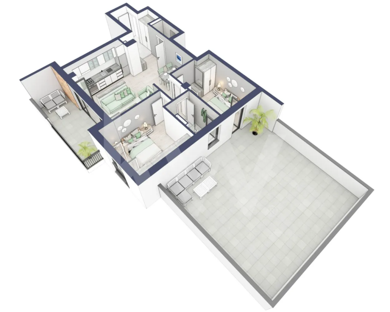 Apartament 3 camere, etaj 1, intabulare vara 2026 - Ești dornic/ă să faci o schimbare importantă în viața ta?

Fie că te gândești să iți schimbi domiciliul sau te afli la început de drum, îți propunem un imobil pentru un stil de viață modern, pe măsura așteptărilor tale.
Unde? Într-un ansamblu rezidențial demn de secolul XXI.

Compartimentare apartament:


Bucatarie - 8,9 m²
Living - 25,7 m²
Dormitor - 12,5 m²
Dormitor 2 - 8,8 m²
Baie - 4,7 m²
Baie 2 (WC) - 2,0 m²
Hol - 5,8 m²
Sas - 1,9 m²
Suprafata balcon - 11,7 + 3,4 m²

Apartamentul se predă la alb cu:
- prize și întrerupătoare 
- centrală termică Viessmann
- cronotermostat în fiecare cameră
- încălzire în pardoseală
- rulouri electrice la dormitoare.

Situată ​​în Zona Turnișor din Sibiu, viitoarea ta casă vine la pachet cu următoarele beneficii:
- spații verzi, zone de agrement, zone de fitness;
- loc pentru sport în aer liber, loc de joacă pentru copii; loc pentru grătar în apropierea pârâului;
- siguranță: bariere de intrare pentru a limita accesul doar la viitori proprietari în cadrul ansamblului;
- 2 căi de acces: una pe partea de Vest cu ajungere rapidă în zona Industială, Aeroport și autostradă și încă una pe Str. Ogorului către centrul orașului Sibiu;
- stand de biciclete;
- parcare subterană/supraterana
- posibilitate încărcare mașini electrice (în parcarea subterană);

Apartamentul despre care îți vorbesc are o suprafață utilă de 47,1 m², cu un balcon de 10,3 m² se predă la alb cu:
- prize și întrerupătoare 
- centrală termică Viessmann
- cronotermostat în fiecare cameră
- încălzire în pardoseală
- rulouri electrice la dormitoare.

 Modalitati de predare:
Preț: € 155.969 cu 21% TVA inclus. (intabulare vara 2026)
Apartamentul se vinde în stadiul de “alb avansat”.


Randările sunt doar niște exemple și pot fi diferite față de realitate. Nu răspundem pentru diferențele apărute.

Locurile de parcare sunt contra-cost și pot fi în parcarea supraterană (€ 5.084/loc de parcare) sau la subsol (€ 10.168/loc de parcare).
Modalități de plată: cash și credit ipotecar cu avans minim de 15%.

Așadar îți pune la dispoziţie o Asociaţie de Proprietari bine gestionată care se ocupă şi de întreţinerea clădirilor şi a spaţiilor verzi, pentru un aspect curat, modern, adecvat.

Informatii certificat energetic conform proiect:
a) clasa energetica B;
b) consumul total specific de energie primara: 126.00 kWh/m2an;
c) indicele de emisii echivalent CO_2: 26 kgCO2/m2an;
d) consum total specific de energie din surse regenerabile: 0 kWh/m2an.

Ce spui, ne vedem să-ți prezint în detaliu acest ansamblu?
Dacă da, contactează-mă la numărul afișat!