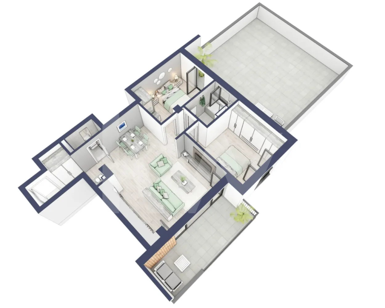 Apartament 3 camere, etaj 1, intabulare vara 2026 - Ești dornic/ă să faci o schimbare importantă în viața ta?

Fie că te gândești să iți schimbi domiciliul sau te afli la început de drum, îți propunem un imobil pentru un stil de viață modern, pe măsura așteptărilor tale.
Unde? Într-un ansamblu rezidențial demn de secolul XXI.

Compartimentare apartament:


Bucatarie - 8,9 m²
Living - 25,7 m²
Dormitor - 12,5 m²
Dormitor 2 - 8,8 m²
Baie - 4,7 m²
Baie 2 (WC) - 2,0 m²
Hol - 5,8 m²
Sas - 1,9 m²
Suprafata balcon - 11,7 + 3,4 m²

Apartamentul se predă la alb cu:
- prize și întrerupătoare 
- centrală termică Viessmann
- cronotermostat în fiecare cameră
- încălzire în pardoseală
- rulouri electrice la dormitoare.

Situată ​​în Zona Turnișor din Sibiu, viitoarea ta casă vine la pachet cu următoarele beneficii:
- spații verzi, zone de agrement, zone de fitness;
- loc pentru sport în aer liber, loc de joacă pentru copii; loc pentru grătar în apropierea pârâului;
- siguranță: bariere de intrare pentru a limita accesul doar la viitori proprietari în cadrul ansamblului;
- 2 căi de acces: una pe partea de Vest cu ajungere rapidă în zona Industială, Aeroport și autostradă și încă una pe Str. Ogorului către centrul orașului Sibiu;
- stand de biciclete;
- parcare subterană/supraterana
- posibilitate încărcare mașini electrice (în parcarea subterană);

Apartamentul despre care îți vorbesc are o suprafață utilă de 47,1 m², cu un balcon de 10,3 m² se predă la alb cu:
- prize și întrerupătoare 
- centrală termică Viessmann
- cronotermostat în fiecare cameră
- încălzire în pardoseală
- rulouri electrice la dormitoare.

 Modalitati de predare:
Preț: € 155.969 cu 21% TVA inclus. (intabulare vara 2026)
Apartamentul se vinde în stadiul de “alb avansat”.


Randările sunt doar niște exemple și pot fi diferite față de realitate. Nu răspundem pentru diferențele apărute.

Locurile de parcare sunt contra-cost și pot fi în parcarea supraterană (€ 5.084/loc de parcare) sau la subsol (€ 10.168/loc de parcare).
Modalități de plată: cash și credit ipotecar cu avans minim de 15%.

Așadar îți pune la dispoziţie o Asociaţie de Proprietari bine gestionată care se ocupă şi de întreţinerea clădirilor şi a spaţiilor verzi, pentru un aspect curat, modern, adecvat.

Informatii certificat energetic conform proiect:
a) clasa energetica B;
b) consumul total specific de energie primara: 126.00 kWh/m2an;
c) indicele de emisii echivalent CO_2: 26 kgCO2/m2an;
d) consum total specific de energie din surse regenerabile: 0 kWh/m2an.

Ce spui, ne vedem să-ți prezint în detaliu acest ansamblu?
Dacă da, contactează-mă la numărul afișat!