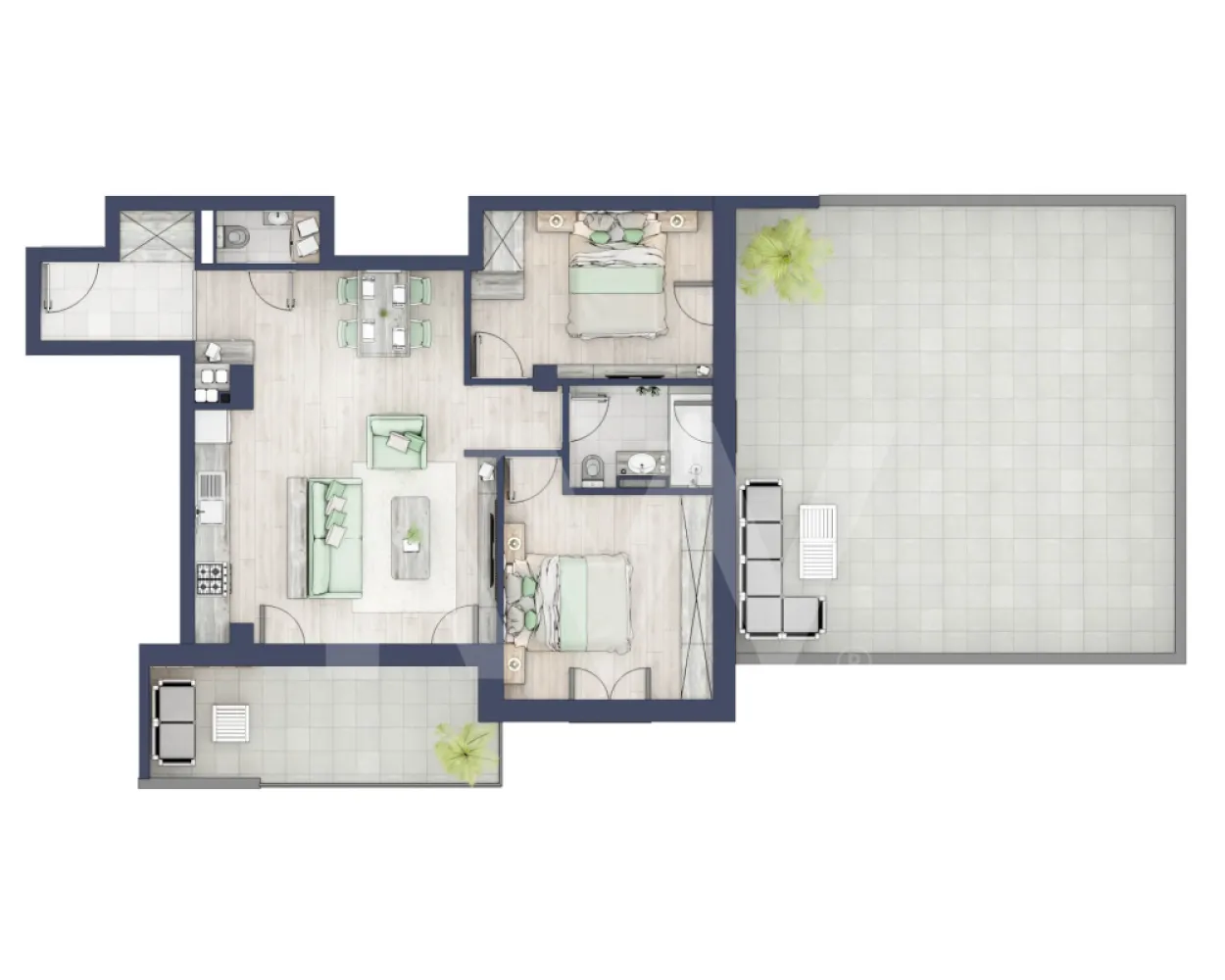 Apartament 3 camere, etaj 1, intabulare vara 2026