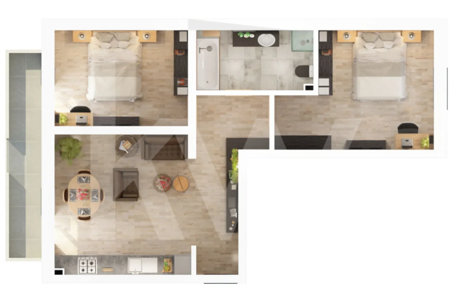 Apartament 3 camere - 77,8 mp utili - 2 balcoane 14,85 mp si 2 bai - Ți-ar plăcea să locuieșți la câțiva pași de Shopping City Mall?
Dacă răspunsul tău e "DA!", îți propunem un apartament situat într-un nou ansamblu rezidențial de pe str. Doamna Stanca, la limita teritorială cu orașul Sibiu, unde se regăsesc magazine, școală, grădiniță, stație de autobuz, piață, etc. 

Imobilul are o suprafață utilă de 77,8 mp utili + 2 balcoane de 7,9 mp si 6,95 mp și este compartimentat astfel:
- living
- bucătărie 
- 2 dormitoare
- 2 bai
- 2 balcoane
- loc de parcare ( inclus în preț ).

Predarea este LA ALB
- Tamplarie PVC 7 camere– 3 foi sticla
- Usa metalica intrare apartament
- Tencuit var-ciment, 2 maini de glet si 1 mana de lavabila alba
- Centrala BOSCH in condensare 5 ani garantie
- Incalzire in pardoseala
- Balcon placat cu gresie
- Corp iluminat balcon
- Balustrada sticla balcon
- 1 loc de parcare inclus
- Casa scarii la cheie, balustrada inox
- Interfon

Se acceptă plata atât din surse proprii cât și cu ajutorul unui credit bancar cu avans minim de 15%.

Pentru mai multe detalii și vizionări, ne puteți contacta la numărul de telefon afișat!
