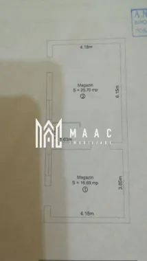 Spațiu comercial | 42,39MPU | Zona Centrală | Acces stradal