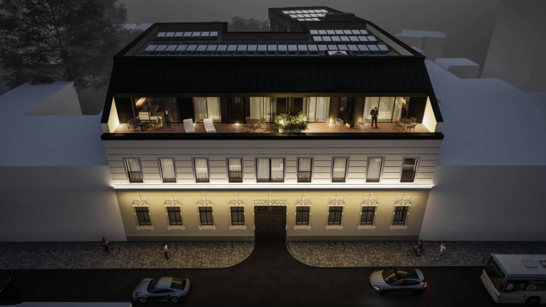 Apartament nou, 2 camere, 261 500 Euro. Comision 0. - De vânzare, comision 0: apartament ultracentral, Oradea, 2 camere dispuse pe doua nivele.
Apartament 4, parter: 261 500 Euro + TVA, Sc. - 129.78 m2 / Su. - 108.00 m2
Apartamentul este situat în ansamblu rezidențial nou, aflat în construcție, termen de finalizare aprilie 2026.

Nivel 1, zona de zi: living, bucatarie, baie, hol, terasa. 
Nivel superior, zona de noapte: dormitor cu baie proprie si dressing.

Imaginati-va ca pasiti intr-o poveste cu doua camere dispuse pe doua nivele, unde fiecare detaliu transmite eleganta si confort. La parter, un living spatios cu bucatarie open space si zona de dining creeaza cadrul ideal pentru momente de socializare si relaxare. In colt, o scara moderna si rafinata ne conduce spre etajul superior, unde dormitorul se dezvaluie ca o adevarata oaza de liniste si intimitate. Spatiul este completat de un dressing generos tip walk-in si o baie sofisticata, delimitata prin usi de sticla glisante, ce adauga luminozitate si fluiditate intregului design contemporan.

Caracteristici:
* izolare exterioară cu vată bazaltică de 20 cm, confort termic superior.
* pereți exteriori și despărțitori din cărămidă cu goluri verticale, 30 cm, izolare fonică și termică superioară.
* tencuire integrală înainte de izolare, eliminarea pierderilor de căldură.
* pompe de căldură pentru încălzire și răcire, sistem de încălzire și răcire în pardoseală, economie de spațiu și eficiență maximă.
* sistem de decalcifiere, dedurizare și filtrare a apei prin osmoză inversă și remineralizare, scăderea cheltuielilor, apă mai sănătoasă, prelungirea duratei de viață a electrocasnicelor și a instalațiilor sanitare.
* ventilație descentralizată în fiecare încăpere, climatizare suplimentară Daikin cu WiFi.
* clădire certificată „verde” GREEN HOMES.
* supraveghere video 24/7.
* rolete electrice din aluminiu.
* clădire dotată cu spațiu verde, loc de joacă pentru copii și sală privată de sport.
* există posibilitatea de a achiziționa loc de parcare și boxă pentru depozitare (costuri separate).

Boxa de depozitare: 4 000 E + TVA
Loc de parcare acoperit: 18 000 Euro + TVA
Loc de parcare exterior: 15 000 Euro + TVA

Sala de fitness situată la etajul 1, destinată exclusiv locatarilor, oferă privilegiul de a te antrena cu aparate moderne, într-un ambient elegant, fără a părăsi clădirea în care locuiești. Într-o zonă ultracentrală, unde timpul este prețios, sala de fitness adaugă valoare fiecărei zile, transformând mișcarea într-o plăcere constantă și accesibilă, într-un cadru privat, sigur, creat special pentru o comunitate selectă de rezidenți.

Contact: Flavius Bunoiu - 0751 254 234