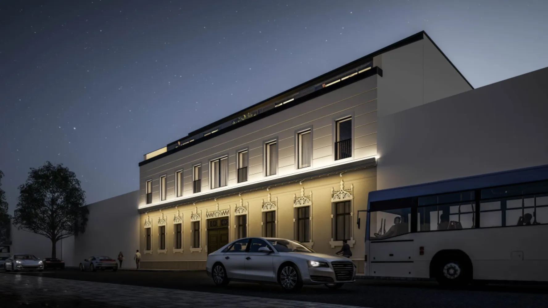 Apartament nou, 2 camere, 261 500 Euro. Comision 0. - De vânzare, comision 0: apartament ultracentral, Oradea, 2 camere dispuse pe doua nivele.
Apartament 4, parter: 261 500 Euro + TVA, Sc. - 129.78 m2 / Su. - 108.00 m2
Apartamentul este situat în ansamblu rezidențial nou, aflat în construcție, termen de finalizare aprilie 2026.

Nivel 1, zona de zi: living, bucatarie, baie, hol, terasa. 
Nivel superior, zona de noapte: dormitor cu baie proprie si dressing.

Imaginati-va ca pasiti intr-o poveste cu doua camere dispuse pe doua nivele, unde fiecare detaliu transmite eleganta si confort. La parter, un living spatios cu bucatarie open space si zona de dining creeaza cadrul ideal pentru momente de socializare si relaxare. In colt, o scara moderna si rafinata ne conduce spre etajul superior, unde dormitorul se dezvaluie ca o adevarata oaza de liniste si intimitate. Spatiul este completat de un dressing generos tip walk-in si o baie sofisticata, delimitata prin usi de sticla glisante, ce adauga luminozitate si fluiditate intregului design contemporan.

Caracteristici:
* izolare exterioară cu vată bazaltică de 20 cm, confort termic superior.
* pereți exteriori și despărțitori din cărămidă cu goluri verticale, 30 cm, izolare fonică și termică superioară.
* tencuire integrală înainte de izolare, eliminarea pierderilor de căldură.
* pompe de căldură pentru încălzire și răcire, sistem de încălzire și răcire în pardoseală, economie de spațiu și eficiență maximă.
* sistem de decalcifiere, dedurizare și filtrare a apei prin osmoză inversă și remineralizare, scăderea cheltuielilor, apă mai sănătoasă, prelungirea duratei de viață a electrocasnicelor și a instalațiilor sanitare.
* ventilație descentralizată în fiecare încăpere, climatizare suplimentară Daikin cu WiFi.
* clădire certificată „verde” GREEN HOMES.
* supraveghere video 24/7.
* rolete electrice din aluminiu.
* clădire dotată cu spațiu verde, loc de joacă pentru copii și sală privată de sport.
* există posibilitatea de a achiziționa loc de parcare și boxă pentru depozitare (costuri separate).

Boxa de depozitare: 4 000 E + TVA
Loc de parcare acoperit: 18 000 Euro + TVA
Loc de parcare exterior: 15 000 Euro + TVA

Sala de fitness situată la etajul 1, destinată exclusiv locatarilor, oferă privilegiul de a te antrena cu aparate moderne, într-un ambient elegant, fără a părăsi clădirea în care locuiești. Într-o zonă ultracentrală, unde timpul este prețios, sala de fitness adaugă valoare fiecărei zile, transformând mișcarea într-o plăcere constantă și accesibilă, într-un cadru privat, sigur, creat special pentru o comunitate selectă de rezidenți.

Contact: Flavius Bunoiu - 0751 254 234