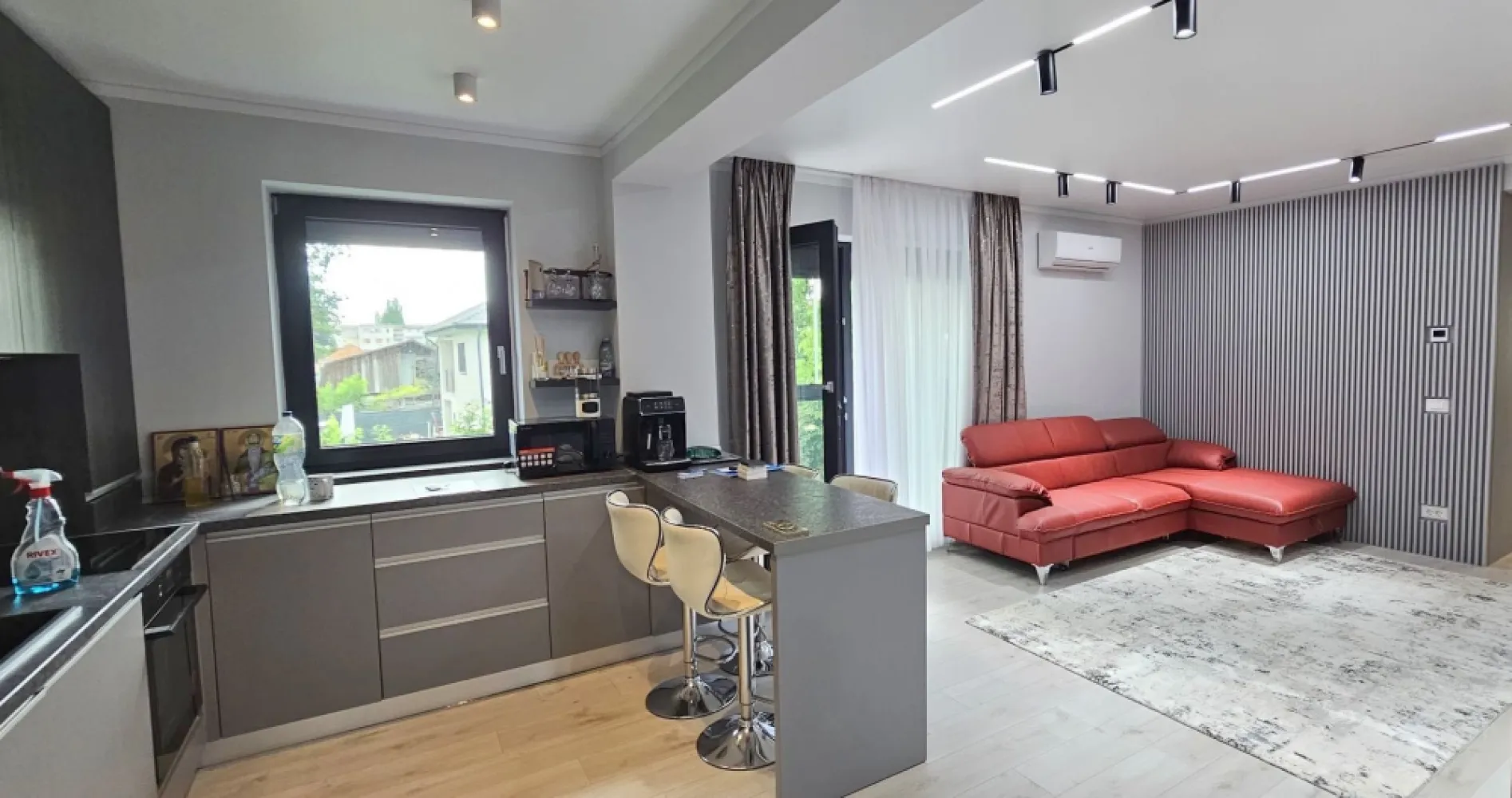 De inchiriat apartament cu 2 camere, Milcov Residence, et. 1, 700 euro