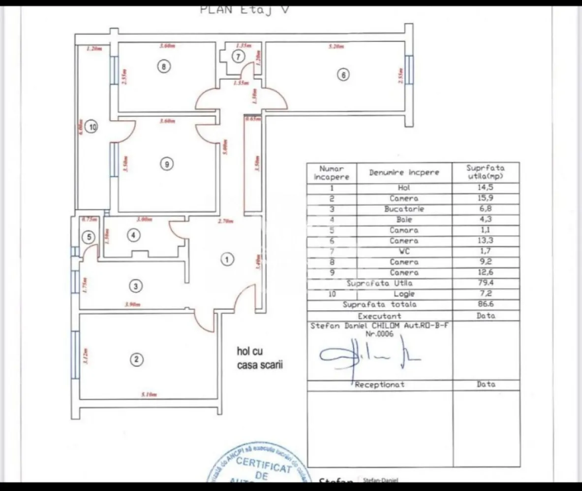 Apartament 4 camere, Sibiu