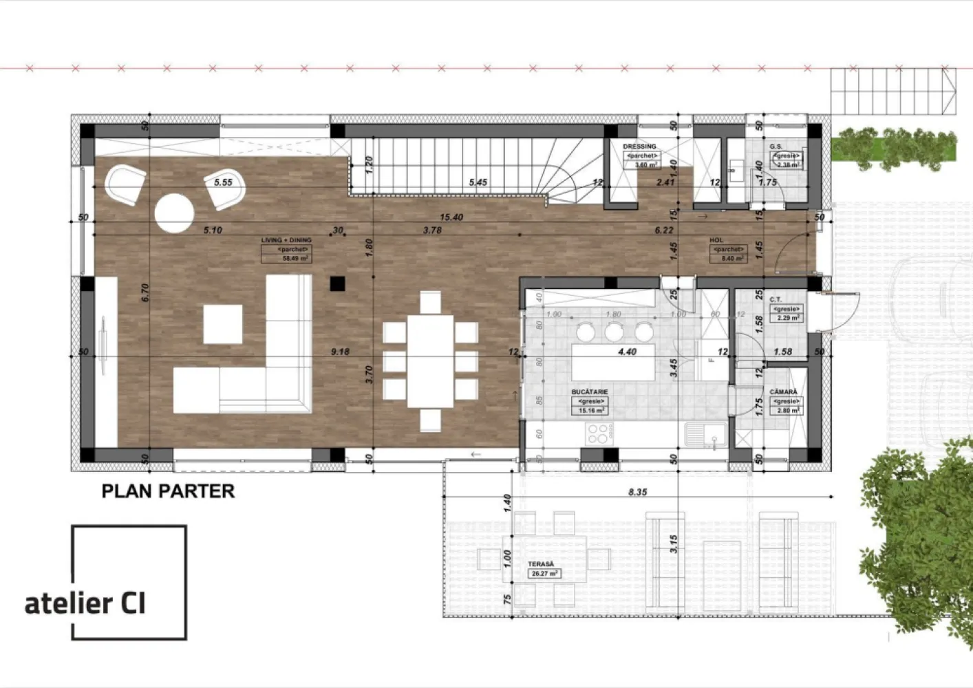 Vilă nouă design mediteranean, proiect deosebit și panoramă- 285.000 E - 🏡 Vilă premium cu design mediteranean, spații generoase și lumină naturală din plin – 216 mp utili
 
O proprietate deosebită, realizată după un proiect arhitectural modern cu influențe mediteraneene, concepută pentru a oferi confort, funcționalitate și un ambient elegant.
Ferestrele ample, compartimentarea eficientă și suprafețele generoase transformă această vilă într-o alegere ideală pentru o familie care își dorește spațiu, intimitate și acces rapid către facilitățile orașului.
📐 Suprafață utilă: 216 mp
🌳 Teren: 514 mp, cu posibilitate de extindere până la 1.000 mp (contra cost)
📏 Front stradal: 15 ml (extensibil)
🛣 Acces direct din drum principal asfaltat
Compartimentare:
✔ Living generos și luminos, cu zonă dedicată relaxării și socializării
✔ Bucătărie spațioasă cu anexă pentru depozitare
✔ 3 dormitoare confortabile
✔ 2 dressinguri generoase
✔ 4 băi moderne
✔ Cameră de sport, hobby sau birou
✔ 2 terase ideale pentru momentele petrecute în aer liber
Dotări și utilități:
✅ Încălzire în pardoseală
✅ Centrală termică pe gaz
✅ Curent trifazic
✅ Apă și canalizare
✅ Internet
📍 Localizare excelentă – Strada Gheorghe Doja
Proprietatea beneficiază de acces facil către principalele puncte de interes ale orașului, fiind situată la aproximativ 5 minute de centru. 

O locuință modernă, bine compartimentată și luminoasă, potrivită pentru cei care apreciază calitatea construcției, confortul și o poziționare avantajoasă.

📞 Sorin Gligor – 0731 290 032

Preț: 285.000 € (negociabil)

📞 Contact: Sorin Gligor
Telefon: +4 0731 290 032