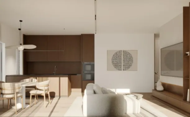 Apartament 4 camere cu terasă de 34,6 mp