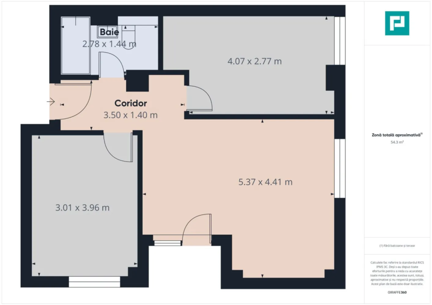 Apartament 3 camere | Etaj 1 | Calea Torontalului