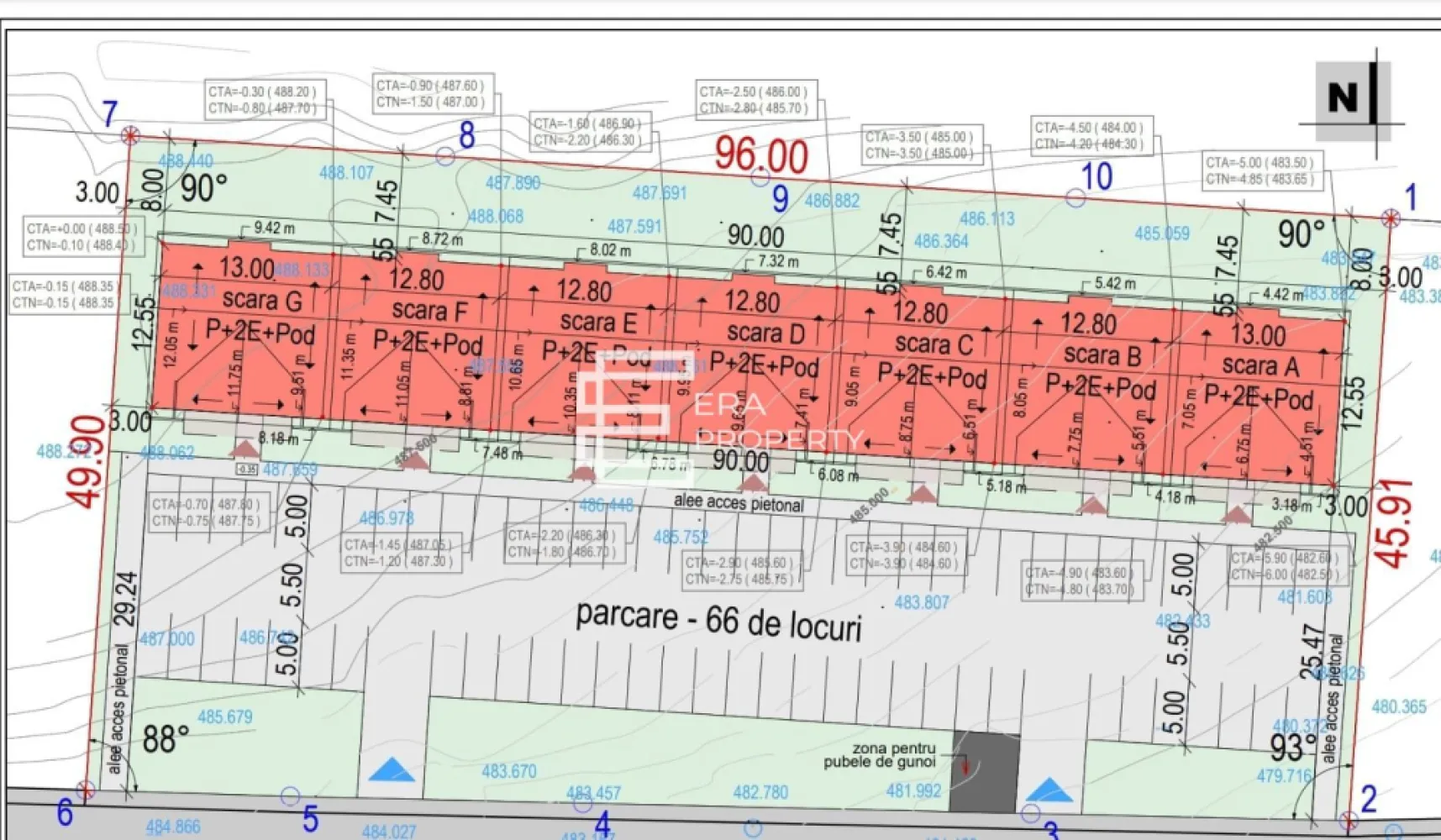 Apartament 3 camere | Gradina 50 mp| Bloc tip vilă | Cristian | Comision 0%