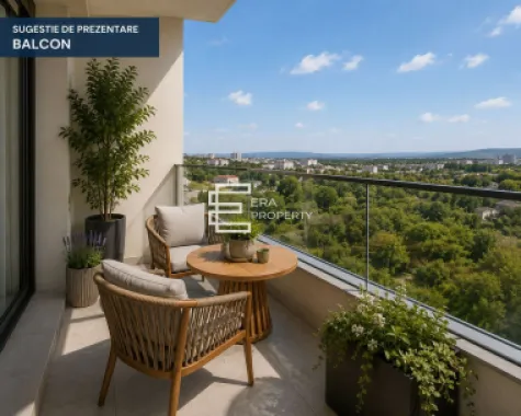 Garsonieră modernă 38 mp utili | Balcon 5,71 mp | DaVinci Homes |Comision 0%