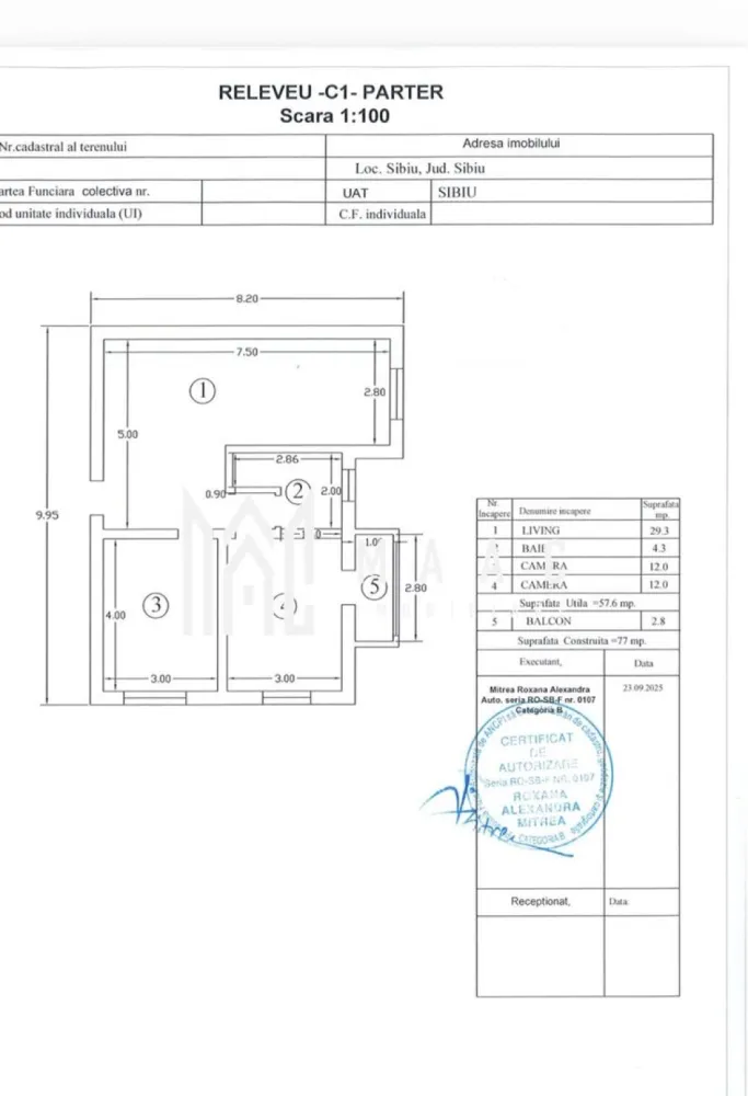 Apartament 3 Camere I Parter I Ștrand I Zona Parc Belvedere
