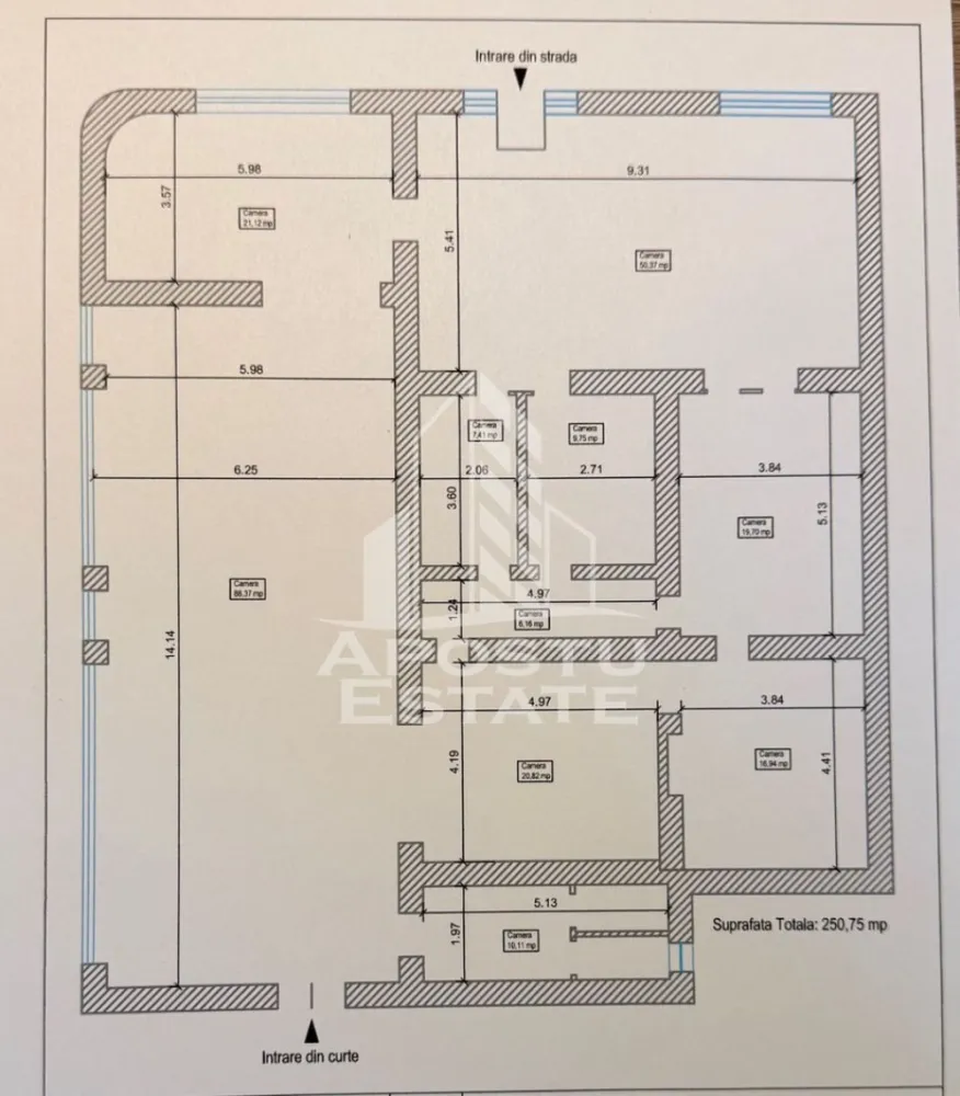 Spatiu comercial 250 mp, pe colt, vitrina generoasa, Sinaia, Timisoara