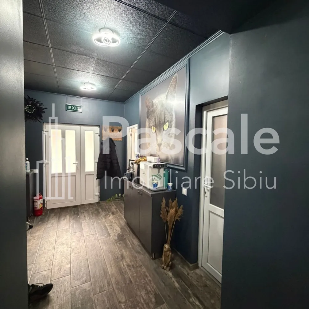 Spațiu comercial de vânzare – 110 mp | Zonă cu vad | Ideal afacere ✨ - Spațiu comercial modern, complet utilat – vad comercial excelentÎți prezentăm un spațiu comercial modern, complet utilat, situat într-o zonă cu trafic intens, perfect pentru dezvoltarea afacerii tale.Suprafață: 110 mpCompartimentare2 camere spațioaseSpațiu de depozitareBaieCameră tehnicăDotări premiumÎncălzire în pardosealăGaz, curent, apă, internetSistem video de supraveghereGeamuri și ușă de acces din termopan de calitate superioarăParcare în curteDestinație actuală: salon coafură &amp; frizerie – spațiul este deja funcțional și pregătit pentru preluare imediată.Avantaj major: zonă cu vad comercial excelent – vizibilitate și acces facil pentru clienți.Potrivit pentru: salon, cabinet, birouri, showroom, magazin, studio, clinică, sediu firmă etc.Investiție sigură într-o locație cu potențial ridicat.