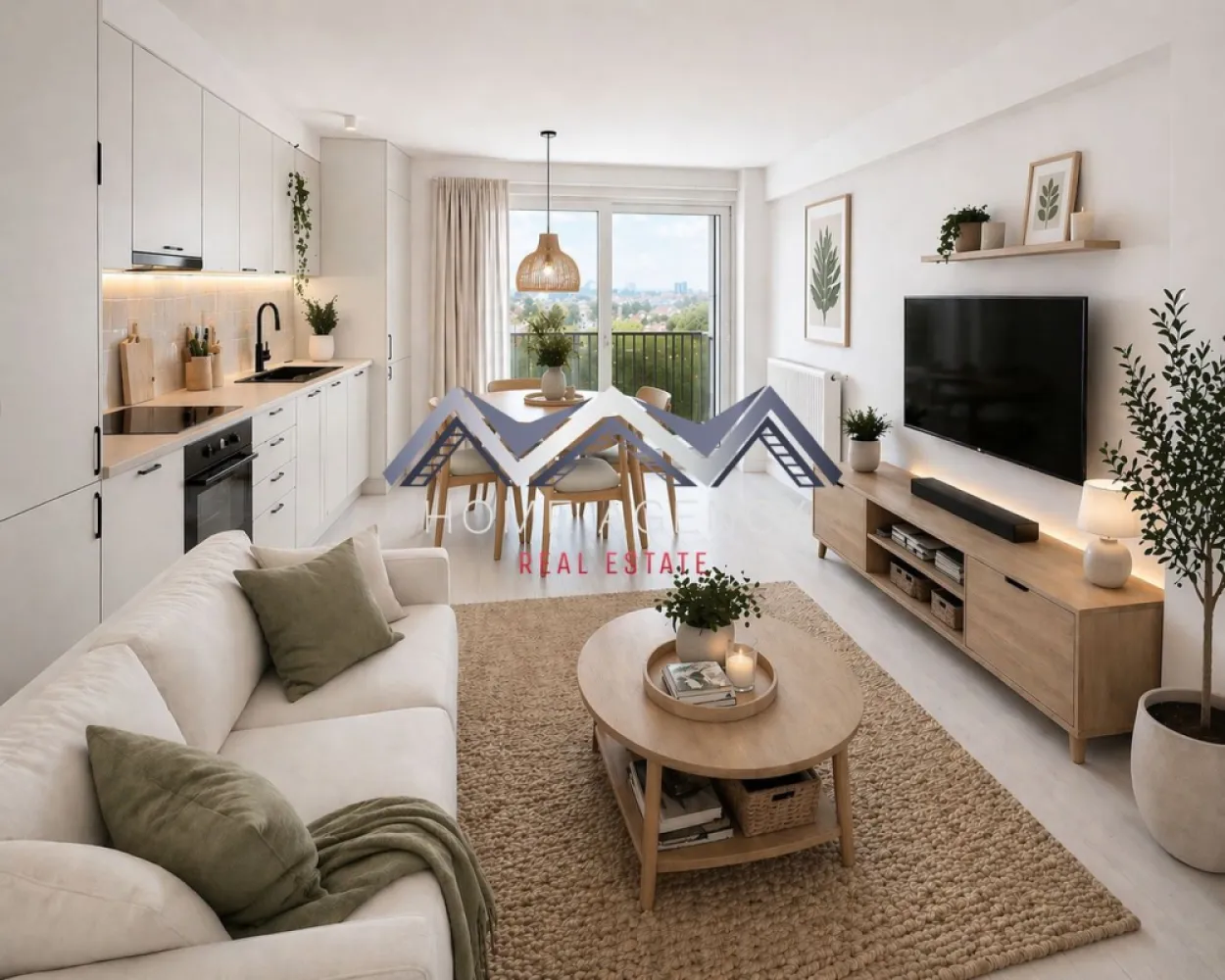 Apartament de vânzare Otopeni – parcare și TVA incluse - Descoperă un apartament cu 2 camere foarte spațios, situat într-un ansamblu rezidențial nou din Otopeni — ideal pentru locuit, cu acces rapid către București și facilități moderne incluse.

Compartimentarea este foarte funcțională: zonă de zi open-space, hol, acces spre balcon din ambele camere – atât din living, cât și din dormitor și baie spațioasă.

Apartamentele sunt finalizate și se predau la cheie, cu finisaje moderne, baie complet echipată (gresie, faianță, obiecte sanitare) și centrală termică proprie. 

Avantaje cheie:
- Apartamente foarte spațioase și ușor de amenajat
- Finisaje complete, baie utilată, centrală proprie – predare la cheie, racordat la toate utilitățile publice
- Comision 0% – achiziție direct de la dezvoltator
- 1 loc de parcare inclus
- Mai multe disponibilități, în funcție de preferințe
- Poziționare excelentă în Otopeni, cu acces rapid la DN1, Aeroportul Henri Coandă, centre comerciale și mijloace de transport

Prețul afișat este final, include TVA și un loc de parcare!
Apartamentul se vinde nemobilat, pozele prezentate reprezintă strict sugestii de amenajare.

Programează acum o vizionare!