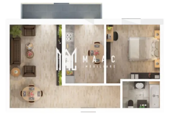 Apartament nou 2 camere 56 mp etaj 1 - Zona Rahovei/ Doamna Stanca