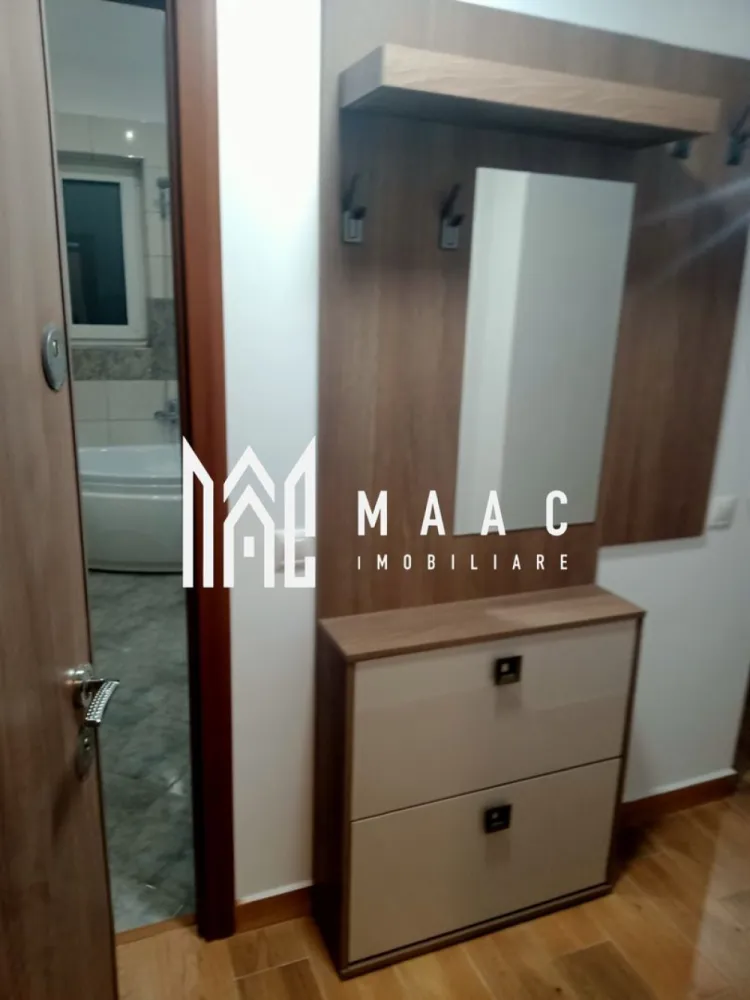 Apartament 2 camere | Etaj 1 | 2 Balcoane | Doamna Sntaca - MAAC Imobiliare vă prezintă spre închiriere un apartament cu 2 camere, decomandat, situat la etajul 1 al unui imobil nou, în zona Doamna Stanca.

Caracteristici:
Suprafață utilă: 60 mp.
Etaj: 1 din 8, imobil dotat cu lift.
An construcție: 2016.
Apartament luminos, bine întreținut, ideal pentru locuire imediată.

Compartimentare:
Hol de acces.
Living cu ieșire pe balcon.
Bucătărie separată, complet funcțională.
Dormitor cu acces la al doilea balcon.
Baie dotată cu cadă și geam pentru aerisire naturală.

Dotări și confort:
Sistem de încălzire în pardoseală.

Termeni si conditii:
Se achita o luna de garantie in avans.

Avantaje locație
În apropiere se regăsesc magazine, restaurante, farmacii și alte servicii esențiale.
Acces facil la mijloace de transport și principalele artere ale orașului.

Pentru mai multe detalii precizati telefonic ca ati vazut anuntul cu ID: CP2932376