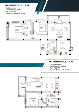 Apartament premium 2 camere la cheie, 52mp.1 parcare bonus