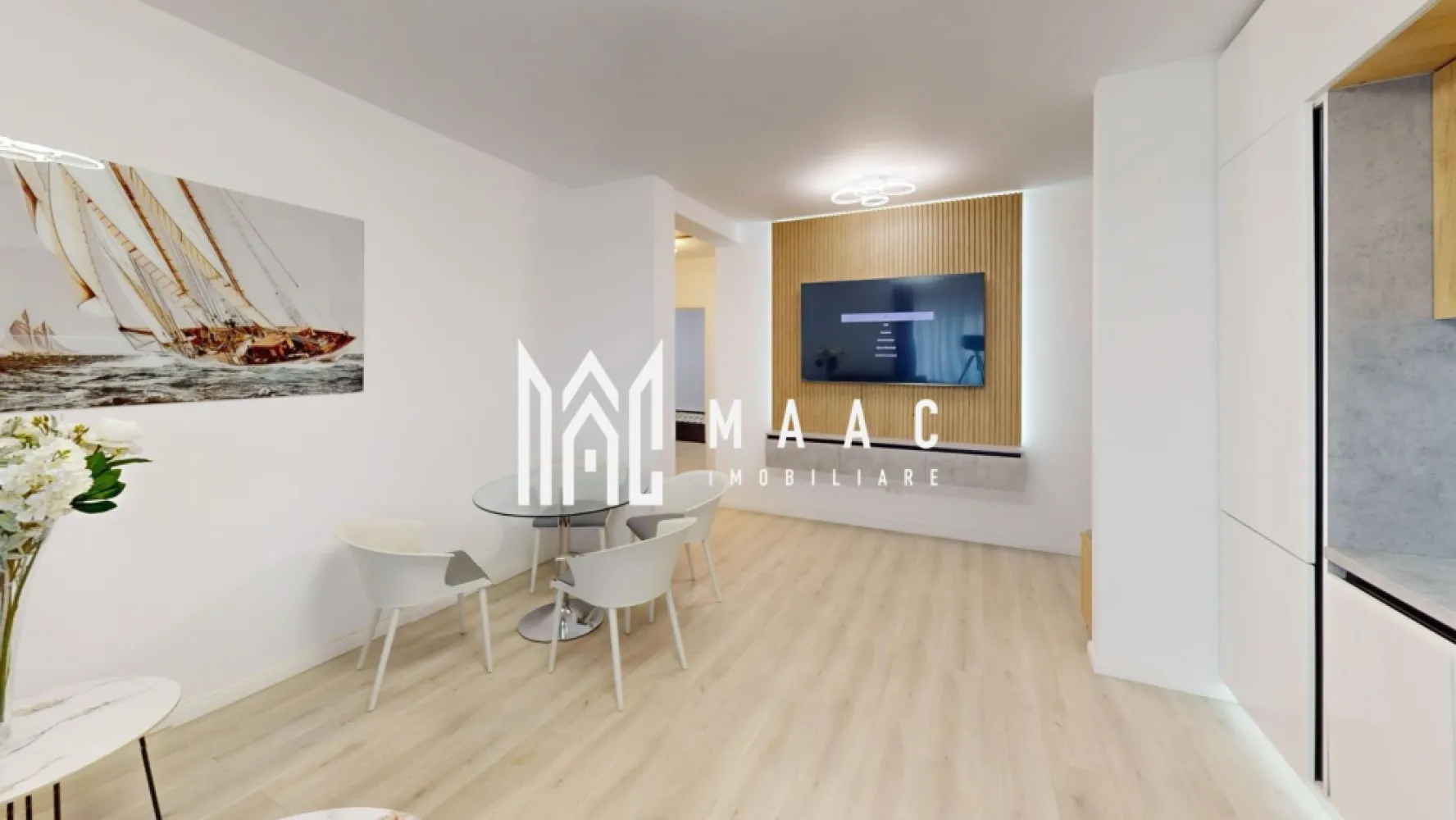 Apartament 3 camere cu Gradina | Constructie noua | 61 MPU - MAAC Imobiliare vă propune spre vânzare un apartament nou cu 3 camere și loc de parcare, situat în zona Doamna Stanca, Sibiu, într-un ansamblu rezidențial modern, cu acces rapid către Shopping City, magazine, transport public și principalele artere ale orașului.

Caracteristici:
Apartament cu 3 camere.
Suprafata utila: 61.2 mp.
Gradina: 46 mp
Compartimentare practică și eficientă.
O baie și un WC de serviciu.
Spațiu dedicat pentru depozitare.
Balcon.
Un loc de parcare inclus în preț.

Compartimentare:
Hol de acces.
Living destinat zonei de zi.
Bucătărie cu loc de masă.
Două dormitoare.
Baie.
WC de serviciu.
Spațiu de depozitare.

Dotări și caracteristici constructive:
Tâmplărie PVC cu trei foi de sticlă, asigurând izolație termică și fonică superioară.
Centrală termică Bosch în condensare, cu garanție de 5 ani.
Încălzire în pardoseală.
Pereți finisați, tencuiți, gletuiți și vopsiți cu lavabil alb.
Ușă metalică la intrare.
Interfon.
Casa scării complet finisată, cu balustradă din inox.
Balcon placat cu gresie, balustradă din sticlă și corp de iluminat.

Preț și condiții de achiziție:
La prețul afișat se adaugă TVA 21%.
Prețul apartamentului este pentru predare la stadiul de alb.
Apartamentul se poate preda și la stadiul de cheie, contra cost, la prețul de 150 euro/mp.
Pozele din prezentare sunt cu titlu informativ.

Avantaje locație
Zonă în plină dezvoltare, foarte bine conectată la punctele de interes ale orașului.
Acces rapid către centre comerciale, mijloace de transport în comun și zone de servicii.
Ideal atât pentru locuință proprie, cât și pentru investiție.

Pentru mai multe detalii precizati telefonic ca ati vazut anuntul cu ID: CP2932088