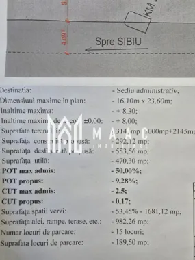 De inchiriat spatiu comercial I Talmaciu I Sibiu I pe DN 7