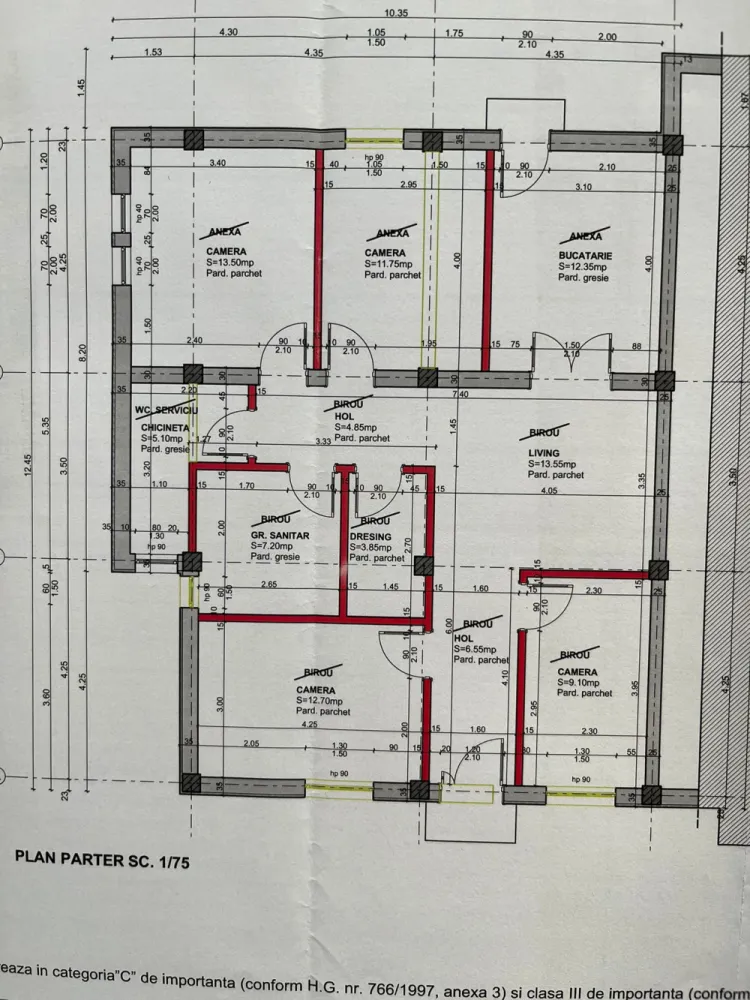 Apartament spațios la vilă, zona Parcul Sub Arini – Parter – Curte proprie