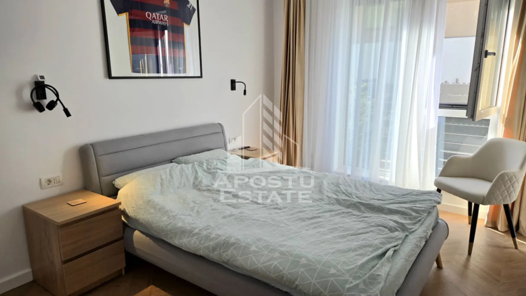 Apartament nou de vânzare,mobilat, cu 2 camere si gradina proprie, Ciarda Rosie