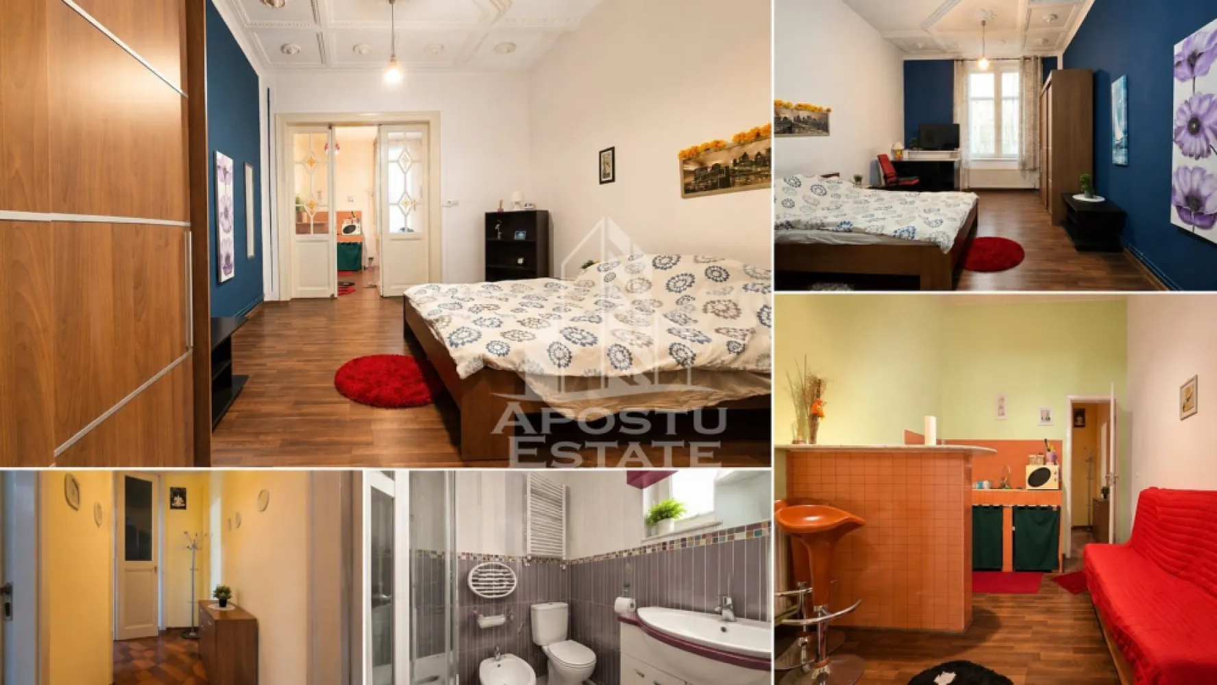 Apartament 1 camera Palatul Victoria Ultracentral Comision ZERO % - Comision 0% pentru cumparator!

Va propunem spre vanzare un apartament cu 1 camera, situat in Palatul Victoria, pe Bulevardul Republicii, una dintre cele mai apreciate zone ultracentrale din Timisoara.

Apartamentul are 40 mp utili, este amplasat la etajul 1, intr-un imobil prevazut cu lift, si se vinde complet mobilat si utilat, exact ca in fotografii.

Dotari si beneficii:

40 mp utili
Etaj 1
Lift
Centrala proprie
Se vinde complet mobilat si utilat
Interfon
Curte interioara cu acces auto si posibilitate de parcare in limita locurilor disponibile
Ideal pentru locuire, investitie sau Airbnb
Liber de sarcini
Disponibil imediat
Se accepta achizitie prin credit prin biroul nostru de creditare 

Apartamentul a fost exploatat cu succes in regim Airbnb si reprezinta o alegere excelenta atat pentru investitie, cat si pentru locuinta proprie sau pentru un student care isi doreste sa locuiasca in centrul orasului.

Imobilul se afla in zona protejata a centrului istoric, insa apartamentul nu este supus dreptului de preemptiune, ceea ce permite desfasurarea tranzactiei fara aceasta procedura.

Certificat energetic: Clasa C.

Pentru detalii suplimentare sau programarea unei vizionari, va stam cu drag la dispozitie.

Oferta ID CP3198826