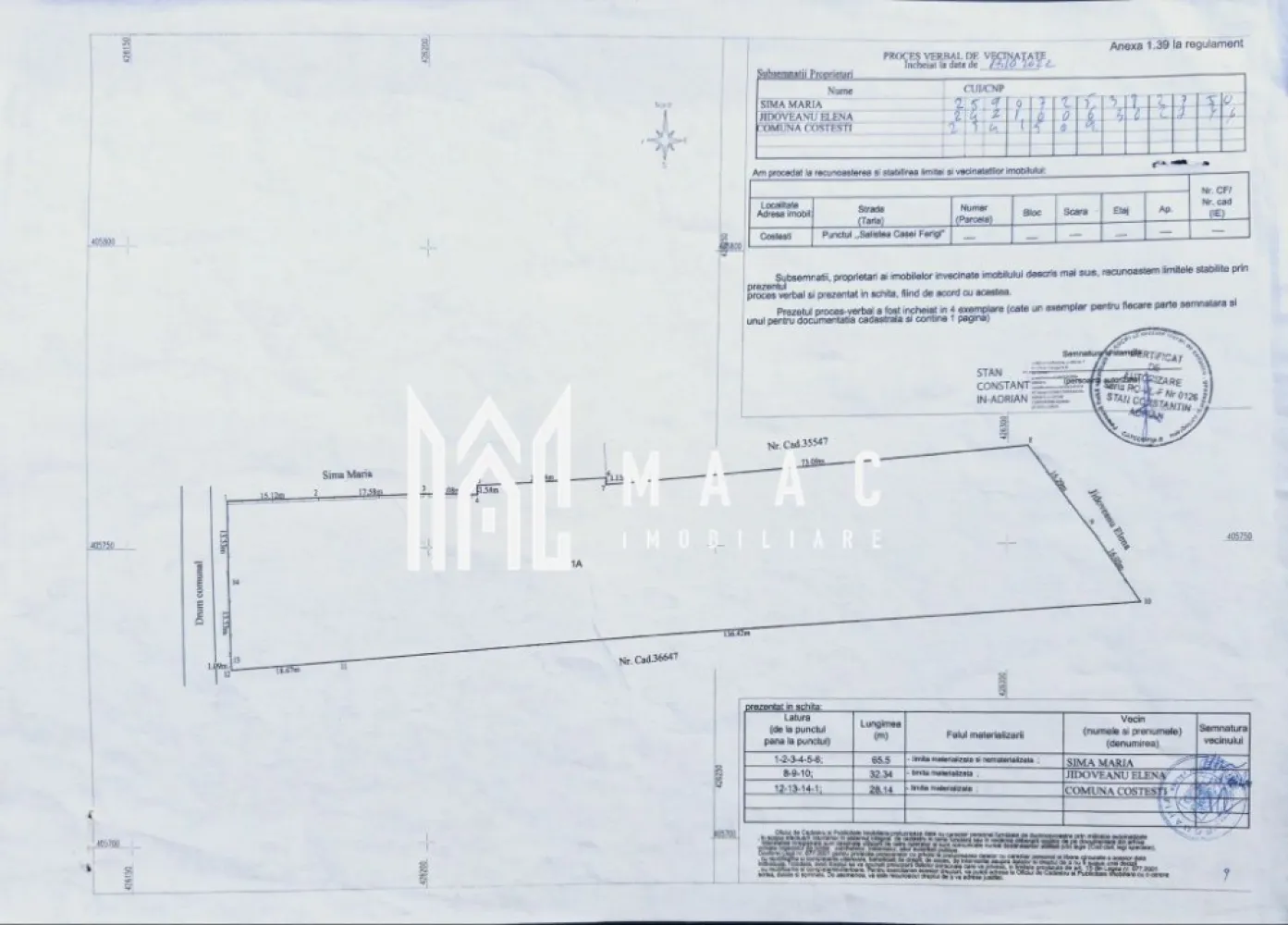 Teren de vânzare – 4.000 mp | Costești, Județul Vâlcea - MAAC Imobiliare oferă spre vânzare un teren de 4.000 mp situat în localitatea Costești, județul Vâlcea, într-o zonă pitorească și liniștită, ideală pentru:

✅ construcție locuință individuală
✅ proiect de case de vacanță sau pensiune
✅ investiție imobiliară cu potențial turistic

📌 Detalii teren:

Suprafață totală: 4.000 mp

Amplasare în zonă verde, cu acces facil

Priveliște naturală plăcută

Posibilități multiple de construire

📞 Pentru detalii, planuri și vizionări, contactați MAAC Imobiliare. CP2936368