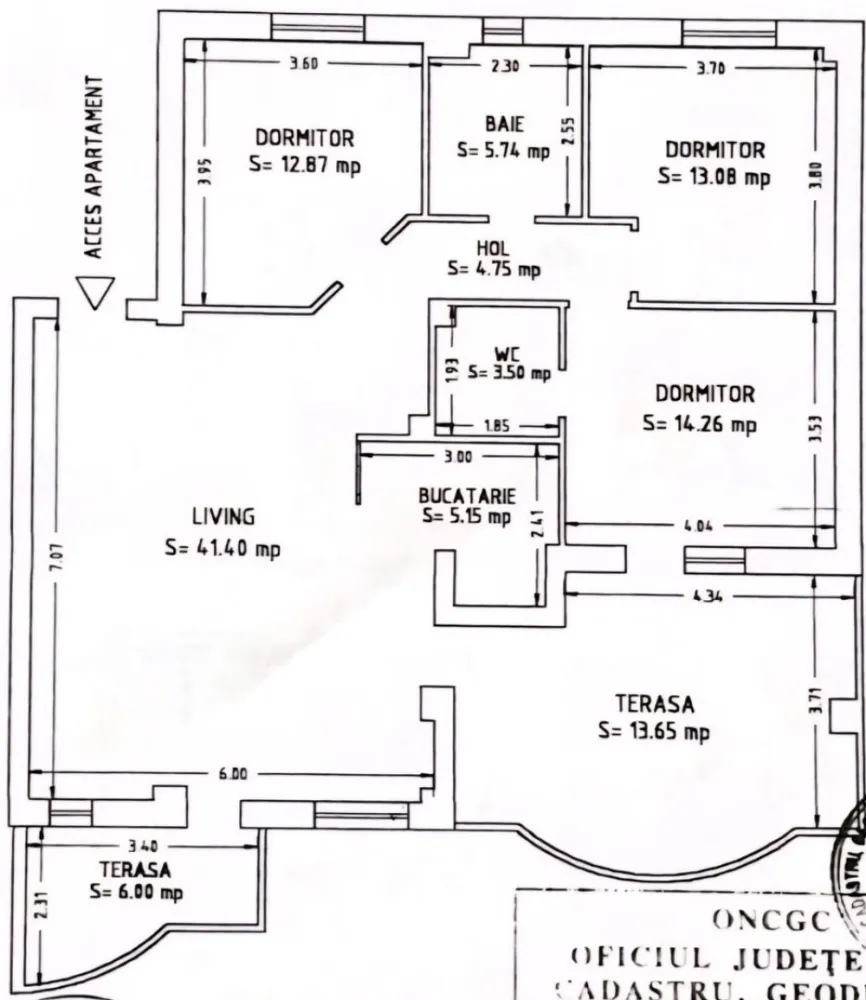 Apartament 4 camere, 101.21 mp, pe plaja Coral Beach – Navodari
