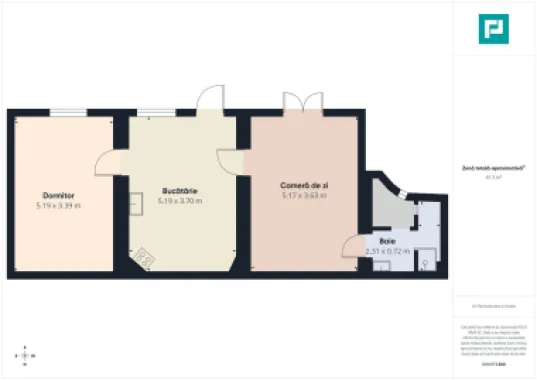 Apartament ultracentral,2 camere-Piata Avram Iancu