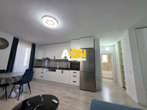 Apartament 2 camere, mobilat, utilat, et.1, pompe de căldură, parcare