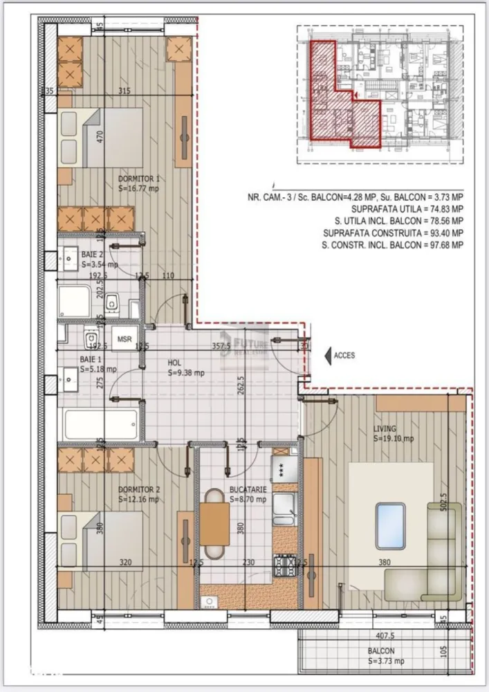3 Camere la Pallady. Bloc Nou. Parcare Inclusă. Direct la cheie - Nu-ți pierde timpul cu apartamente „obosite” din anii '70. Dacă vrei o locuință care să nu-ți dea bătăi de cap, unde totul funcționează și miroase a nou, ești unde trebuie. Suntem în zona Theodor Pallady (Drumul Gura Arieșului 109-115), într-un complex securizat cu barieră, unde vecinii nu dau maneaua la maxim la 2 dimineața. 📐 Ce primești de banii tăi? (Faptele, pe scurt): Configurație: 3 camere, decomandat, Confort 1. Spațiu gândit cu cap, nu holuri pierdute. Băi: 2 unități sanitare (un „must-have” pentru orice familie care vrea să evite coada de dimineață). Vechime: Bloc de 1 an. Totul este „țiplă”, de la instalații la parchet. Etaj: 1 din 4. Perfect. Nici la parter să-ți bată în geam, nici la 4 să te rogi să nu se strice liftul (deși e nou). 💎 Dotări care fac diferența (Fără rabat la calitate): Apartamentul nu e doar mobilat, e utilat pentru viața reală: Pentru confort: Aer condiționat, Centrală proprie (adio, avarii RADET!), Barieră acces. Bucătărie de masterchef: Mașină de spălat vase (nu mai pierzi timpul la chiuvetă), frigider, plită, cuptor, microunde, hotă. Laundry day: Mașină de spălat rufe mare (9kg) – speli și pătura fără stres. Entertainment: TV generos cu diagonală de 139 cm. 📍 Localizare & Lifestyle Zona Pallady-Salajan-Titan este „noul hub” al Sectorului 3. Ai tot ce înseamnă retail la 5 minute (IKEA, Dedeman, Kaufland, Lidl) și acces rapid la arterele principale. 💼 Condiții (Fără surprize la vizionare): Apartamentul este proaspăt igienizat, dat cu lavabil nou. Intri doar cu hainele. Loc de parcare inclus. Da, ai citit bine. Nu te mai învârți 20 de minute prin cartier. Se închiriază/vinde (conform listării) pe termen lung. Căutăm chiriași/cumpărători care să prețuiască munca depusă în amenajare. Vrei să pierzi ocazia și să mai cauți încă 2 luni? Sună-mă, hai să vedem apartamentul și să batem palma. Detalii, video și programări vizionare pe WhatsApp. #Pallady #TheodorPallady #Titan #Salajan #Apartament3Camere #LocDeParcare #BlocNou #DirectMutare #ImobiliareSector3 #FaraBataiDeCap #SmartInvestment #BucurestiImobiliare